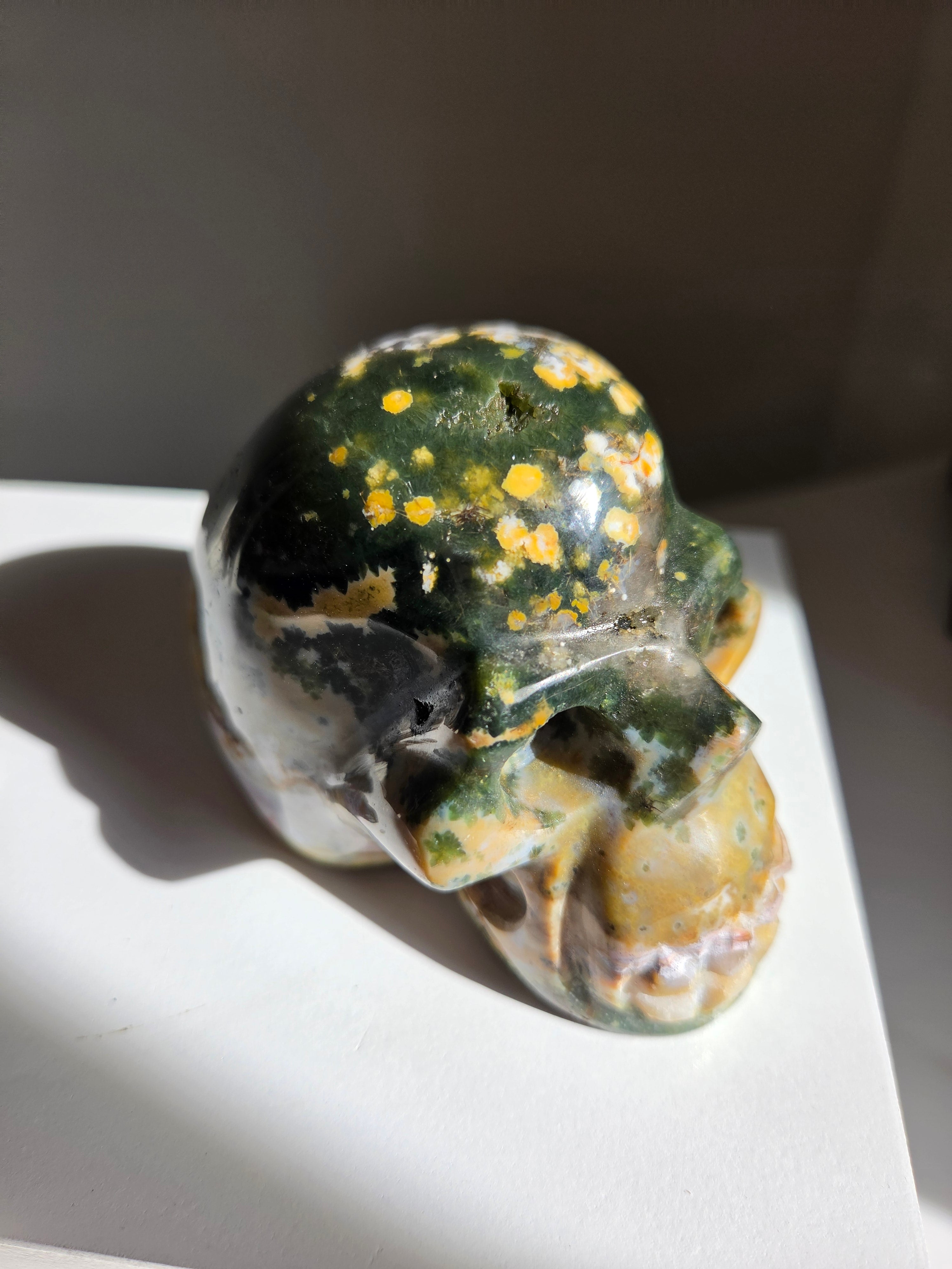 Sea Jasper Skull 001