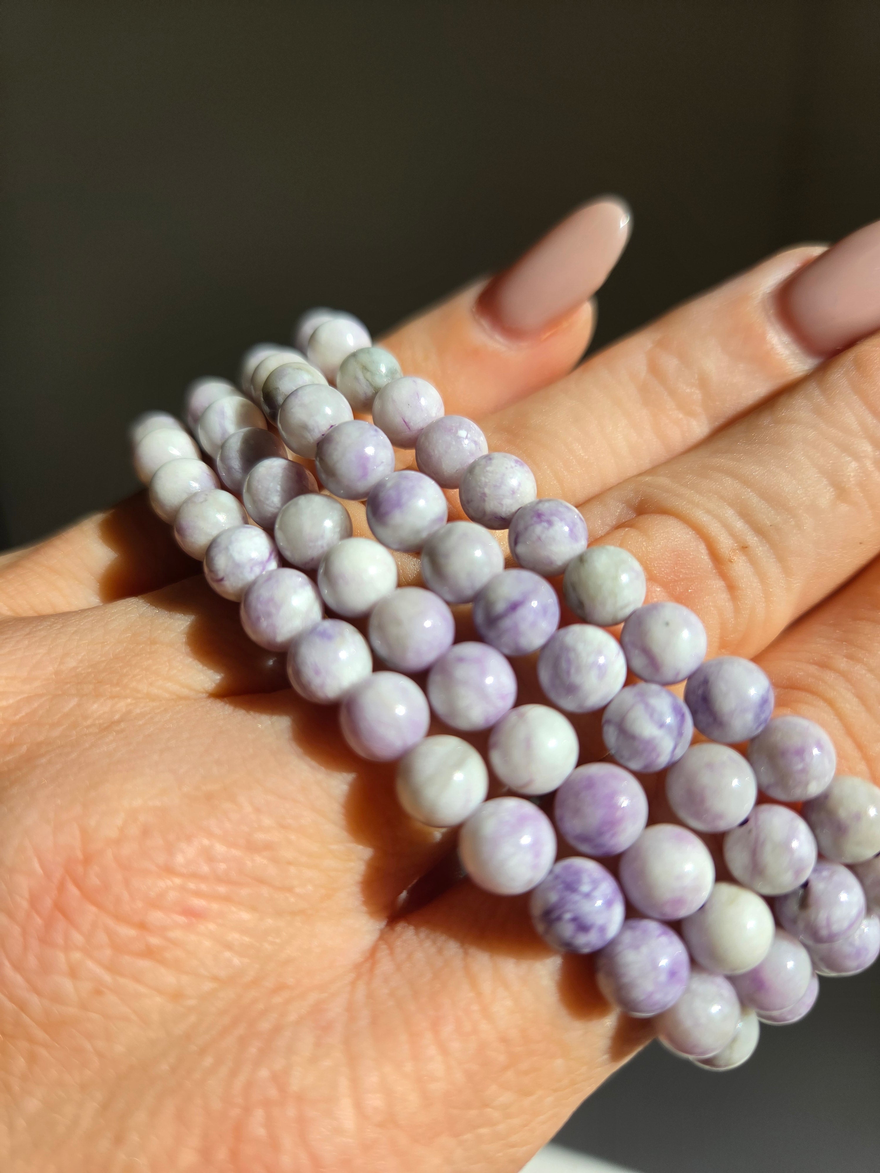 Lavender Jasper Bracelet | 6mm