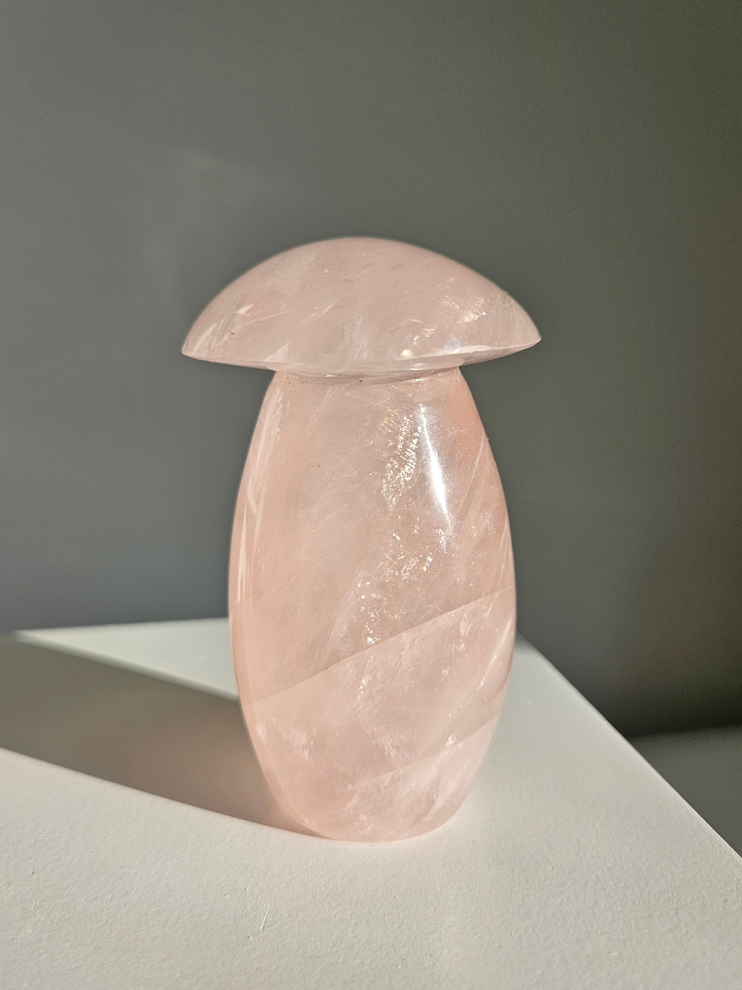 Rose Quartz Mushroom 002