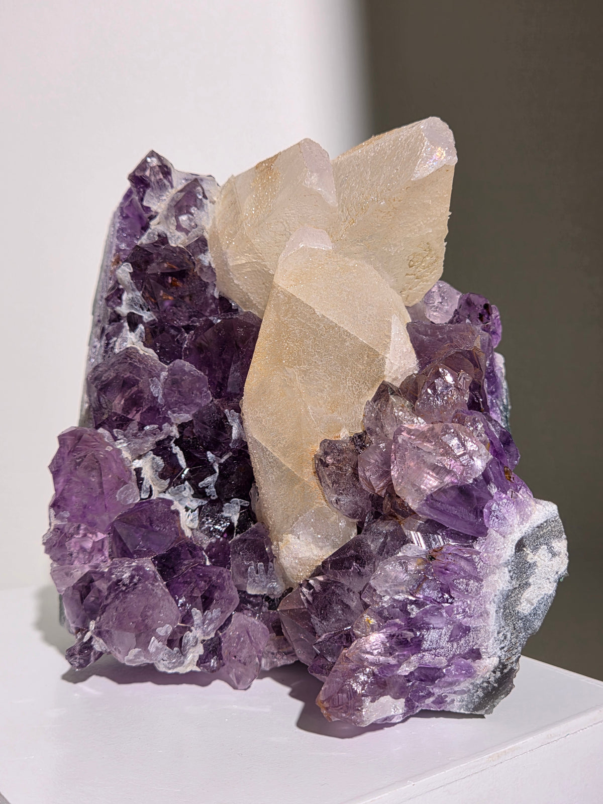 Amethyst x Calcite Statement
