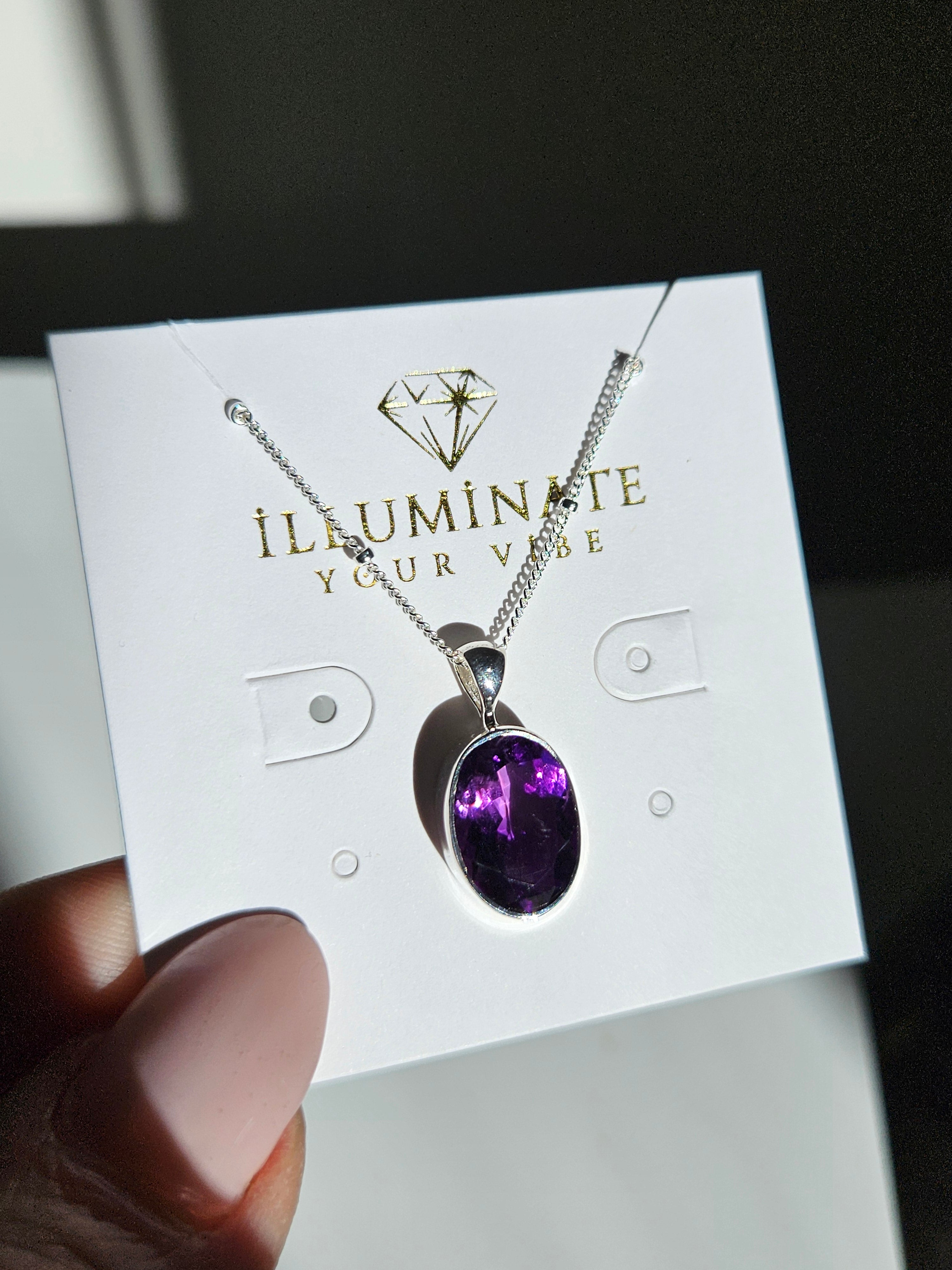 Amethyst Necklace 040