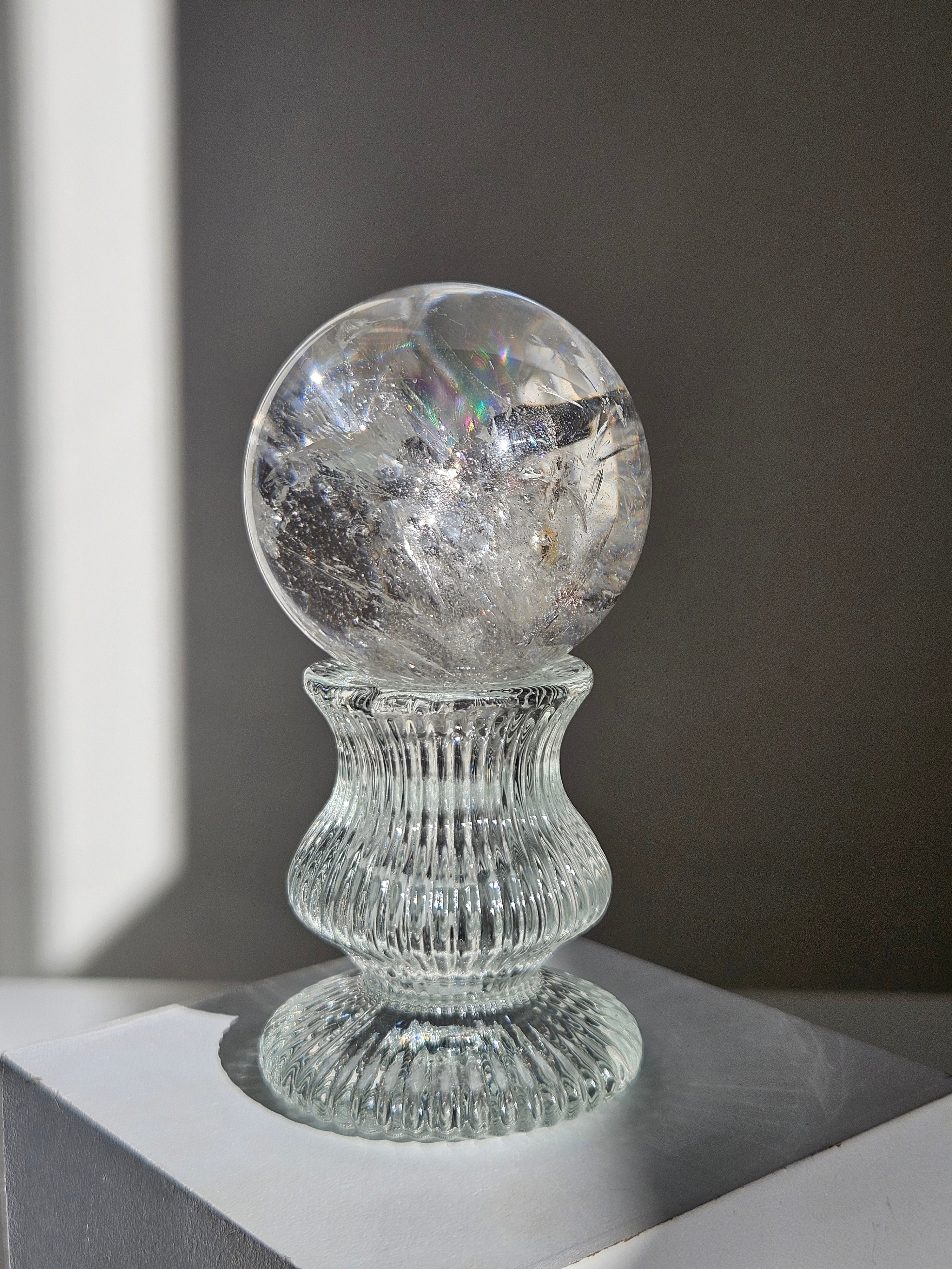 Lemurian Quartz Sphere 008