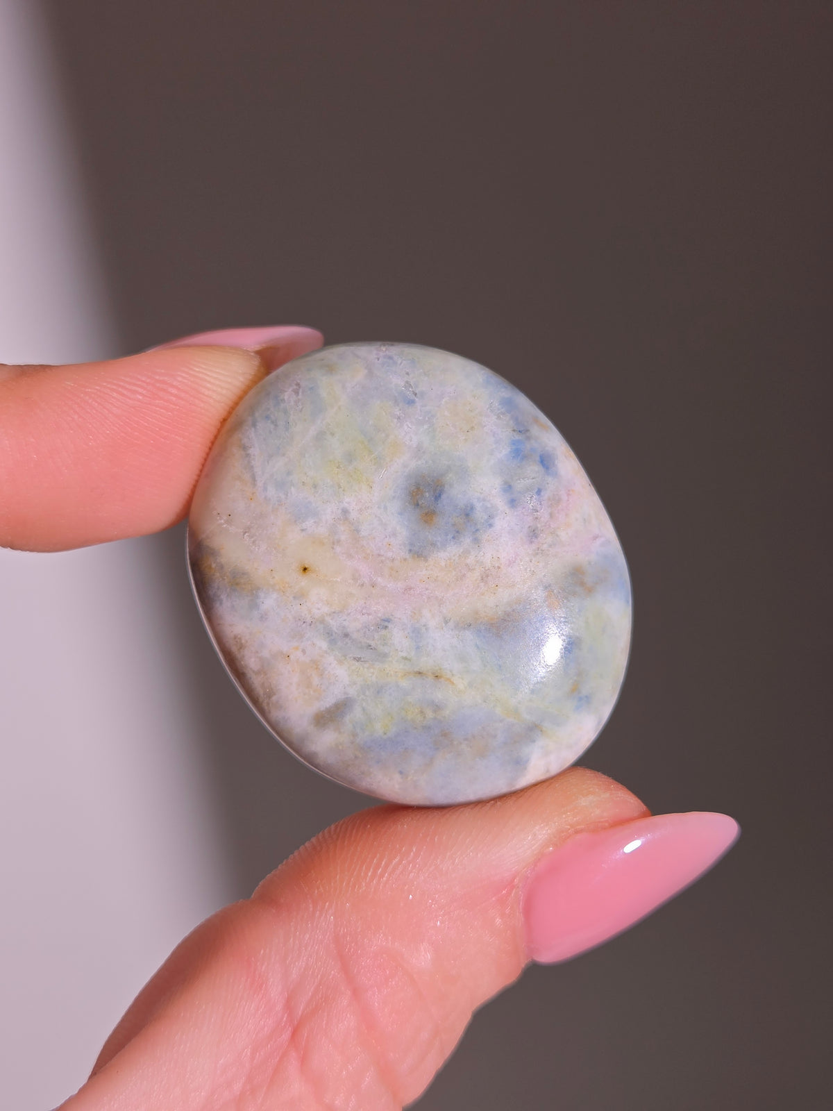 Green Hackmanite Palmstone 001