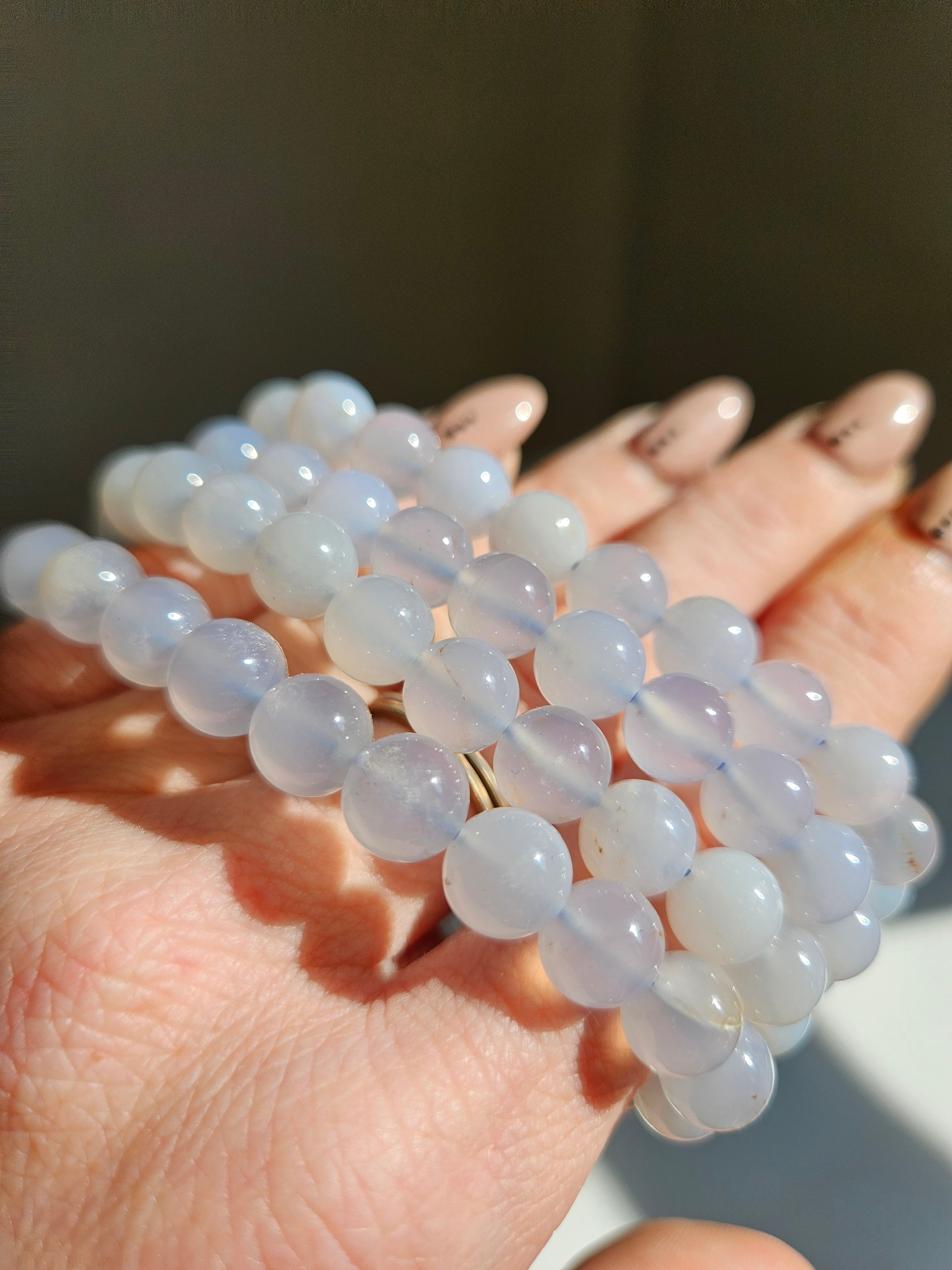 Blue Chalcedony bracelet | 8mm