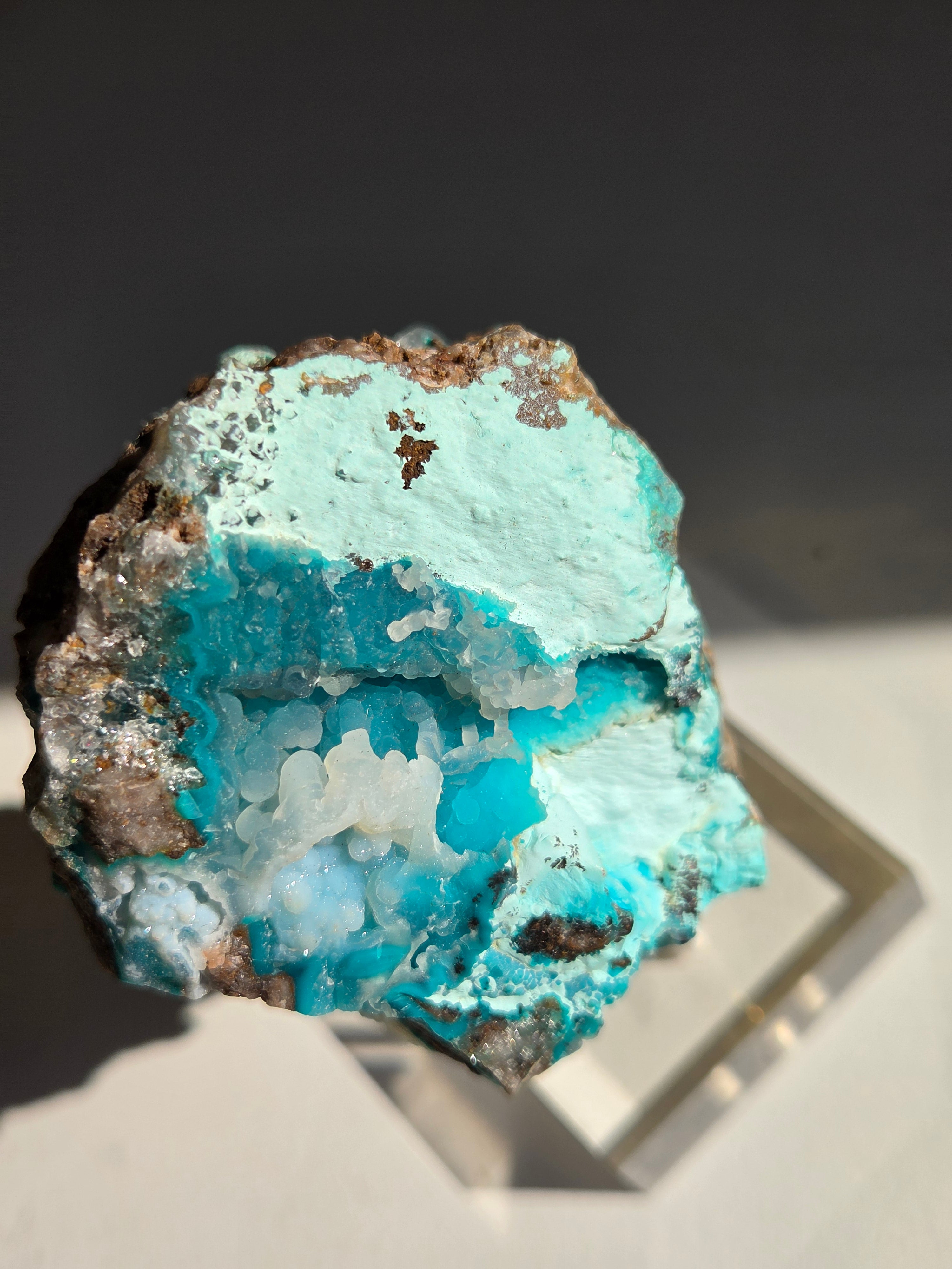 Raw Druzy Chrysocolla 004