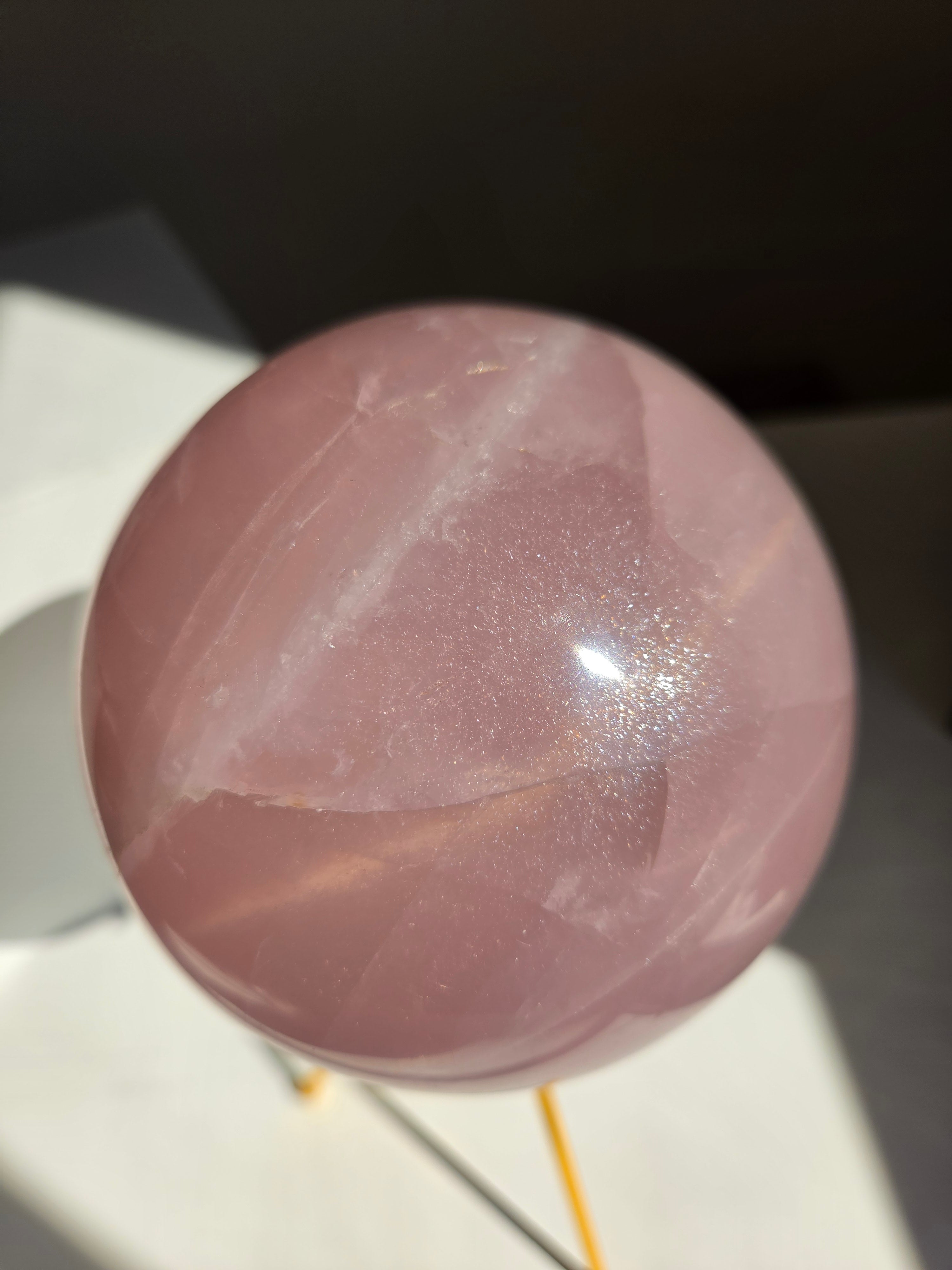 Rose Quartz Statement Sphere