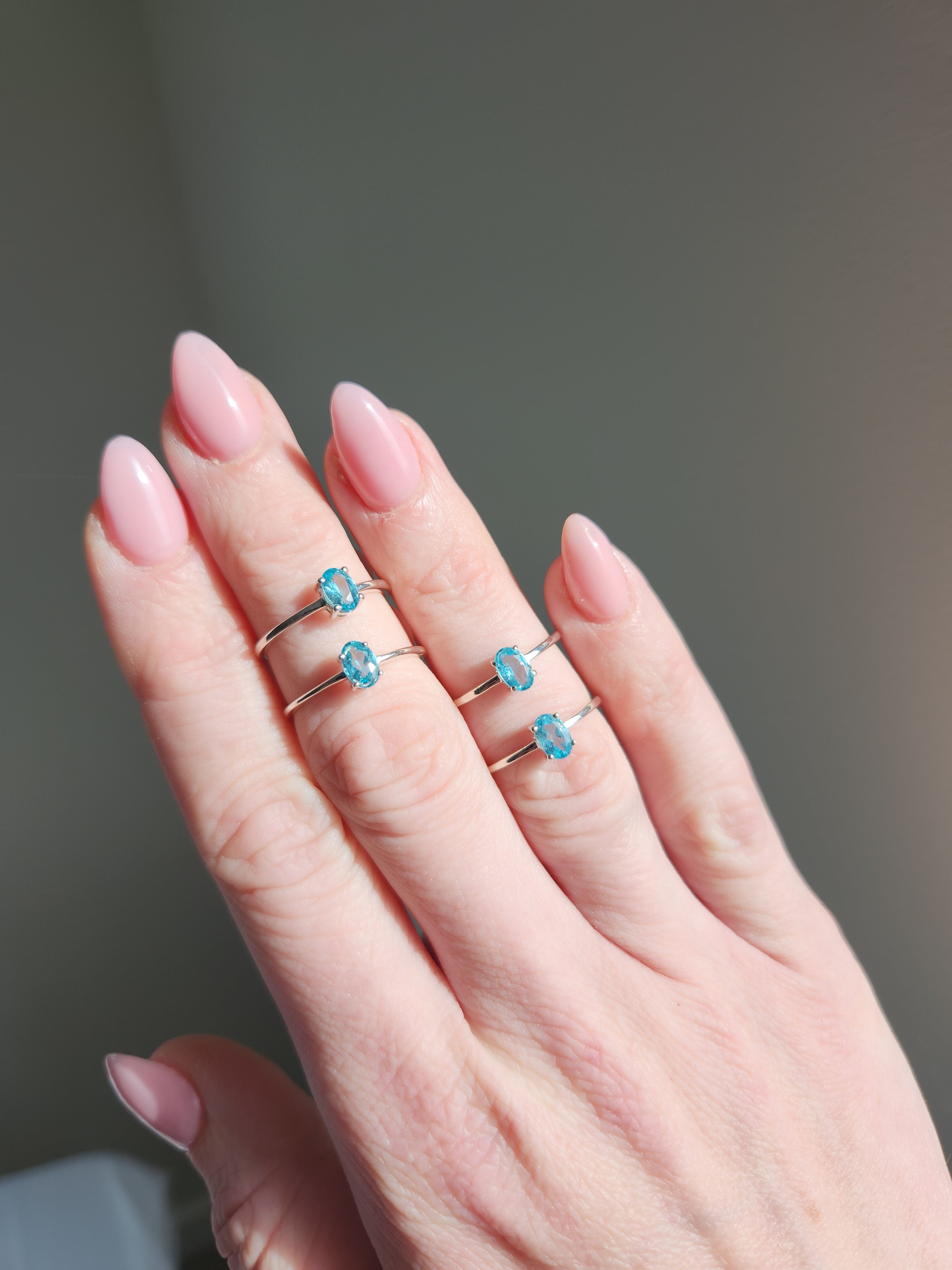 Paraiba on sale apatite ring