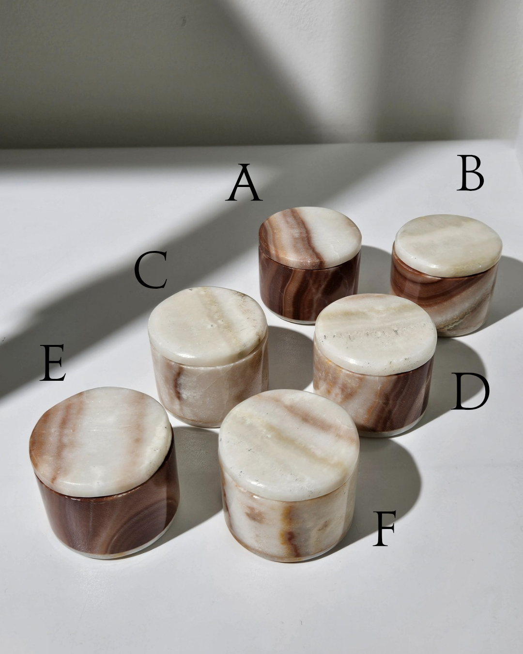 Round Onyx Box | pick your piece