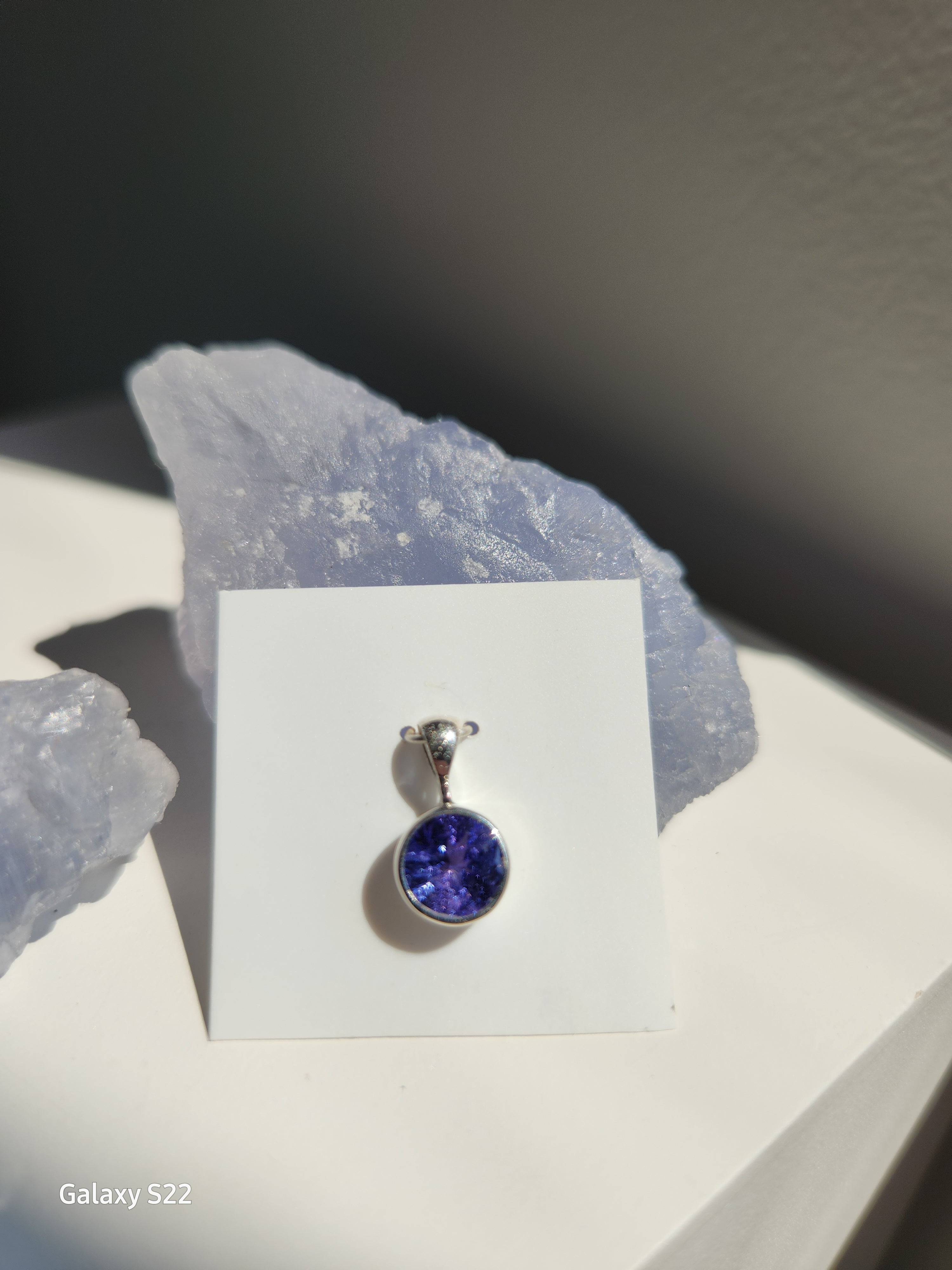 Tanzanite Faceted Necklace 001