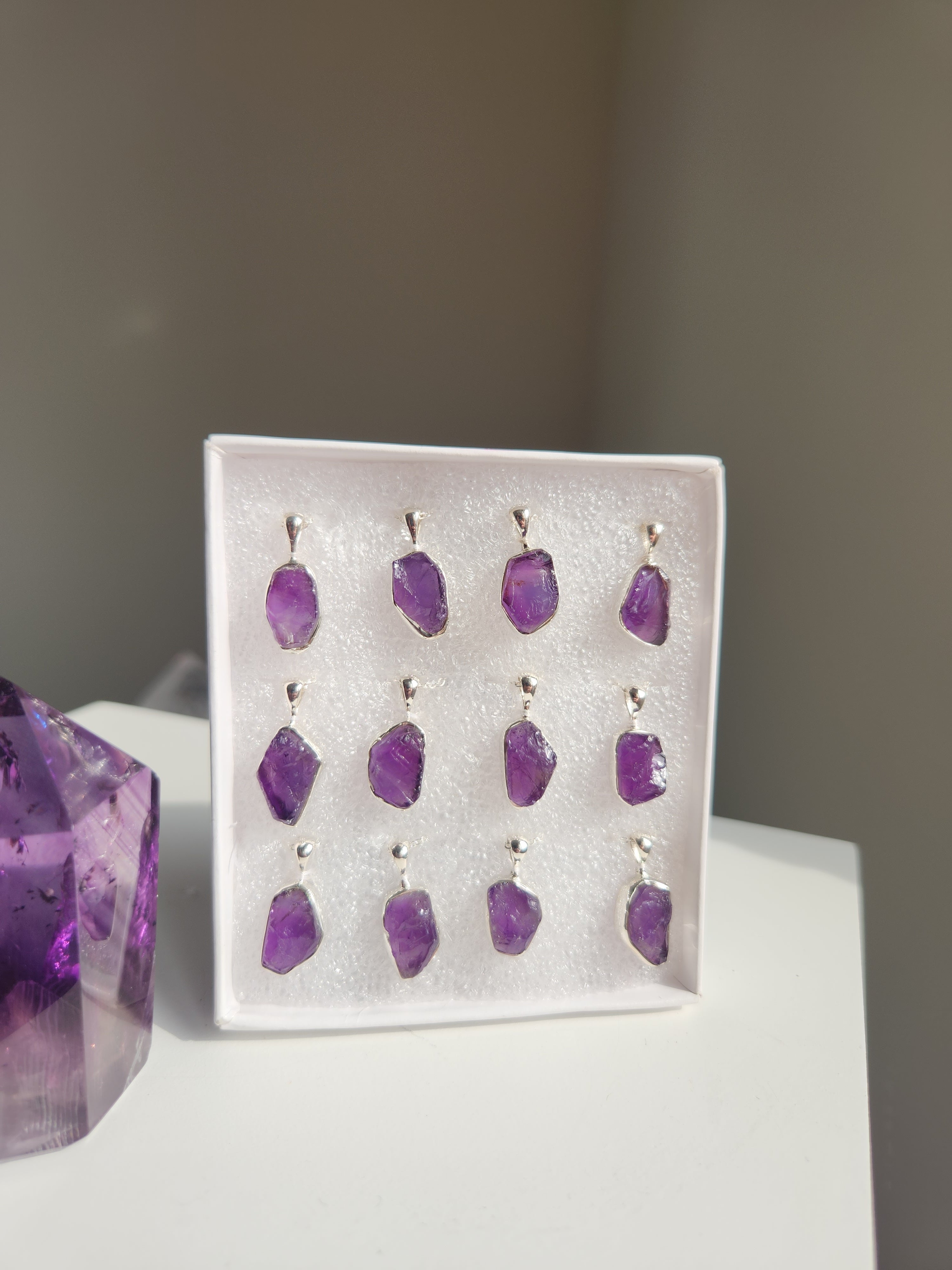 Amethyst Raw Necklace | Select your piece
