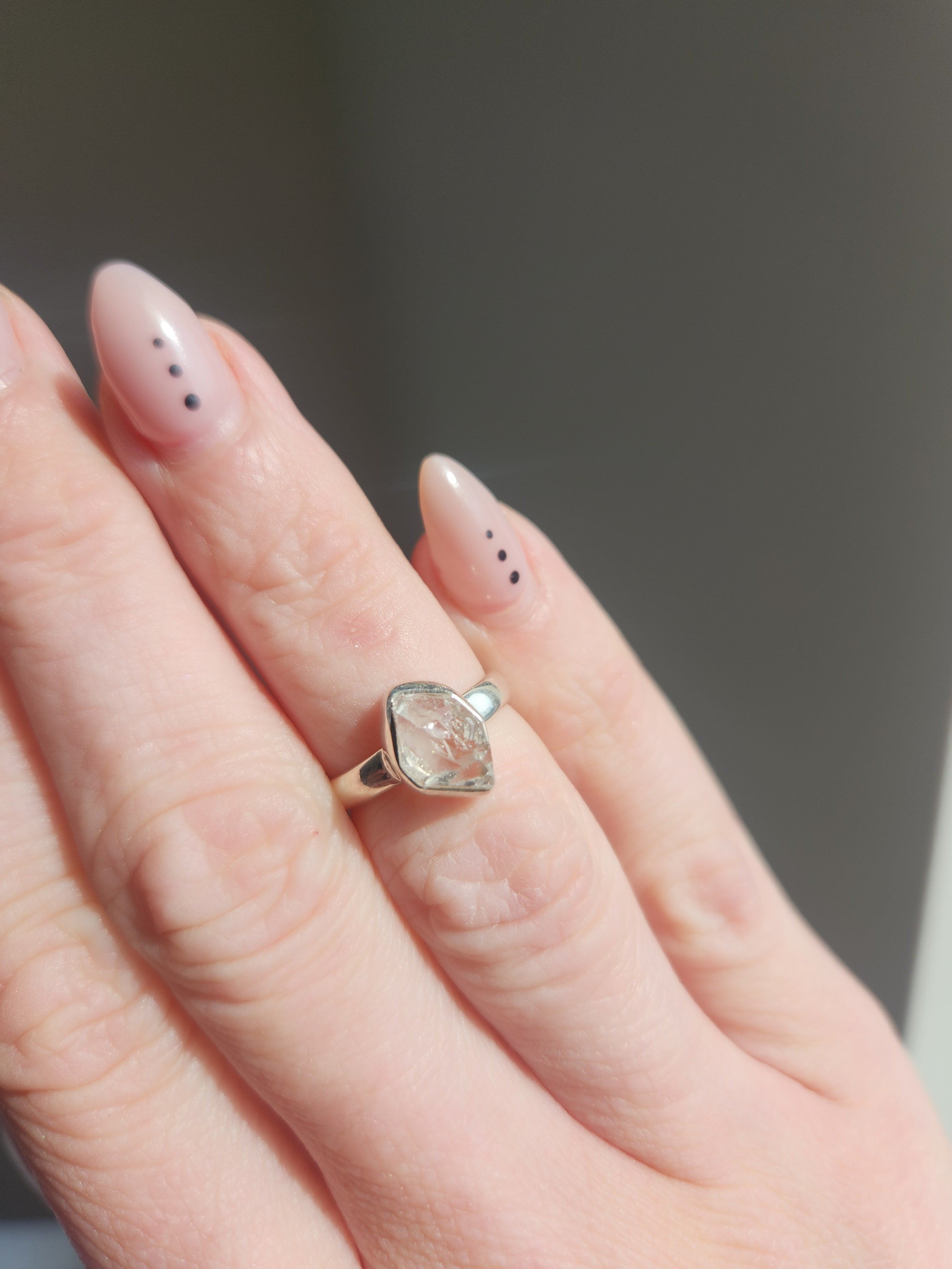 Herkimer Diamond Ring 014 | size 5