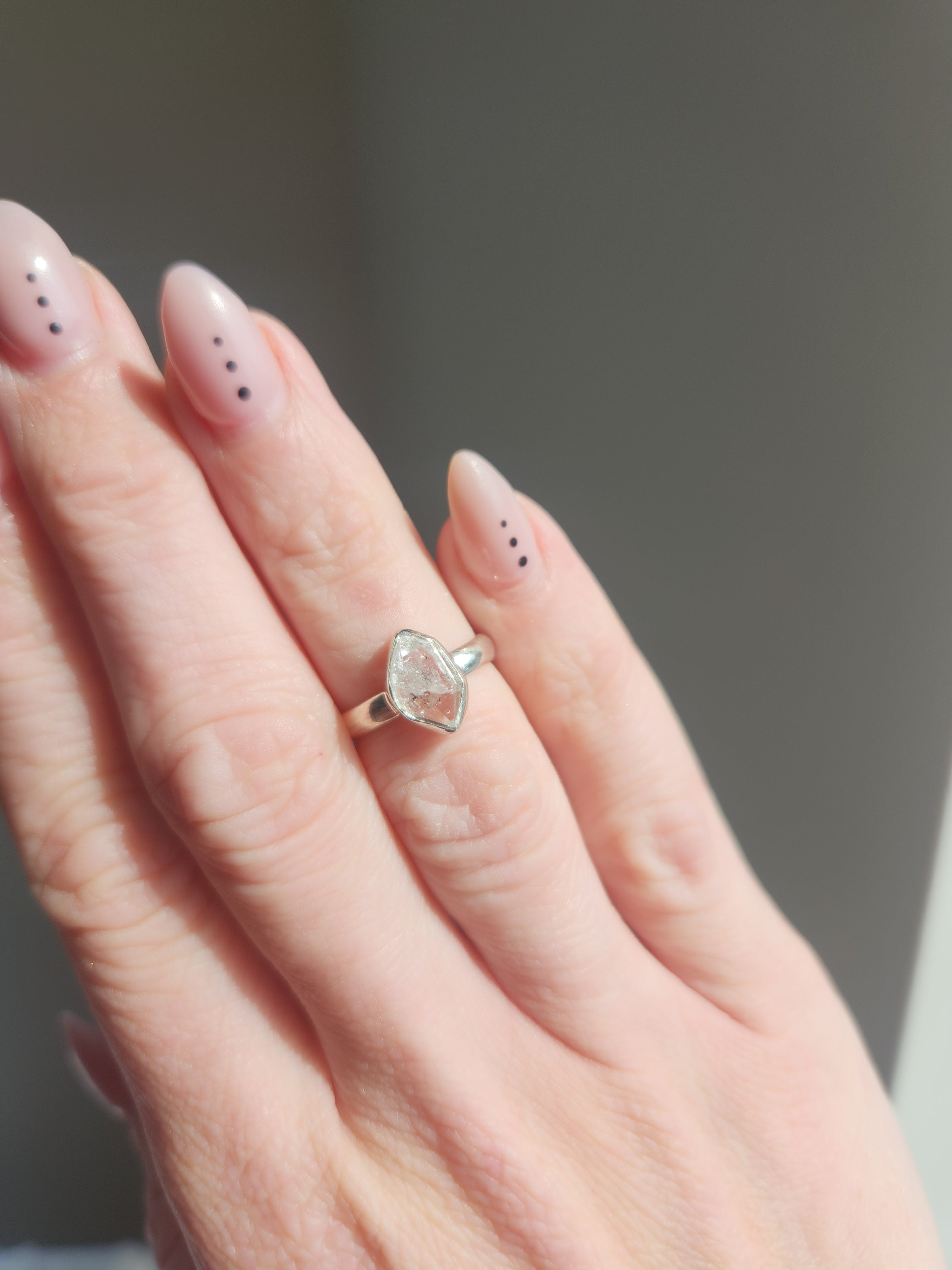 Herkimer Diamond Ring 015 | size 5