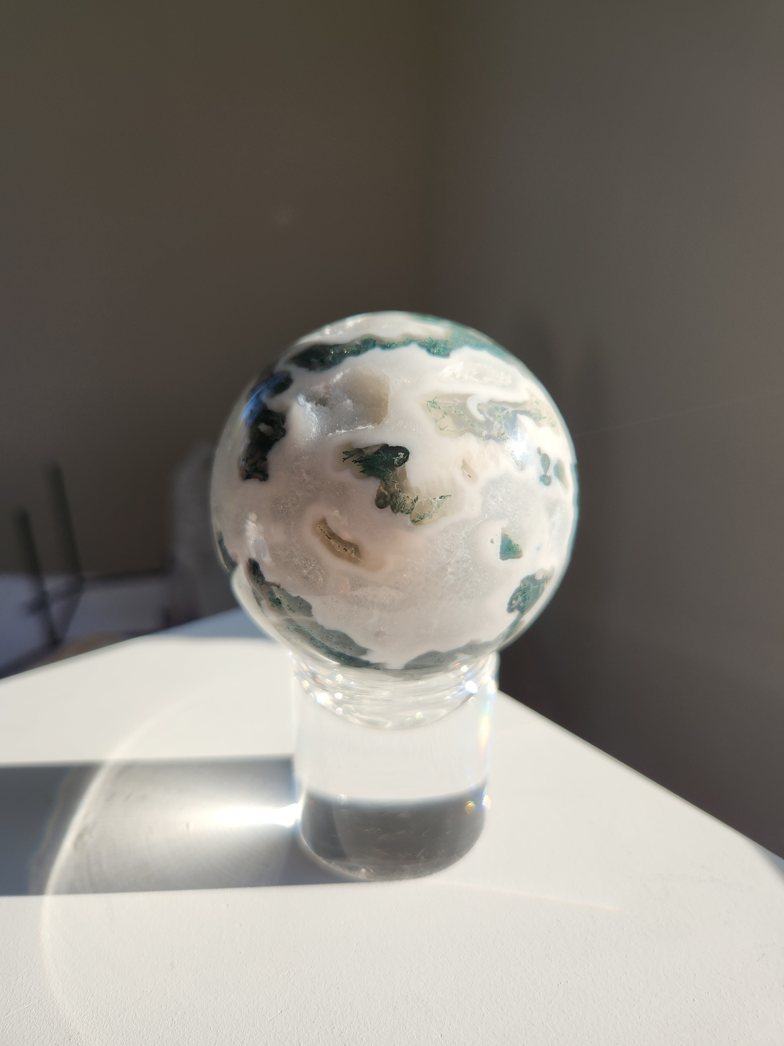 Moss Agate Sphere 002
