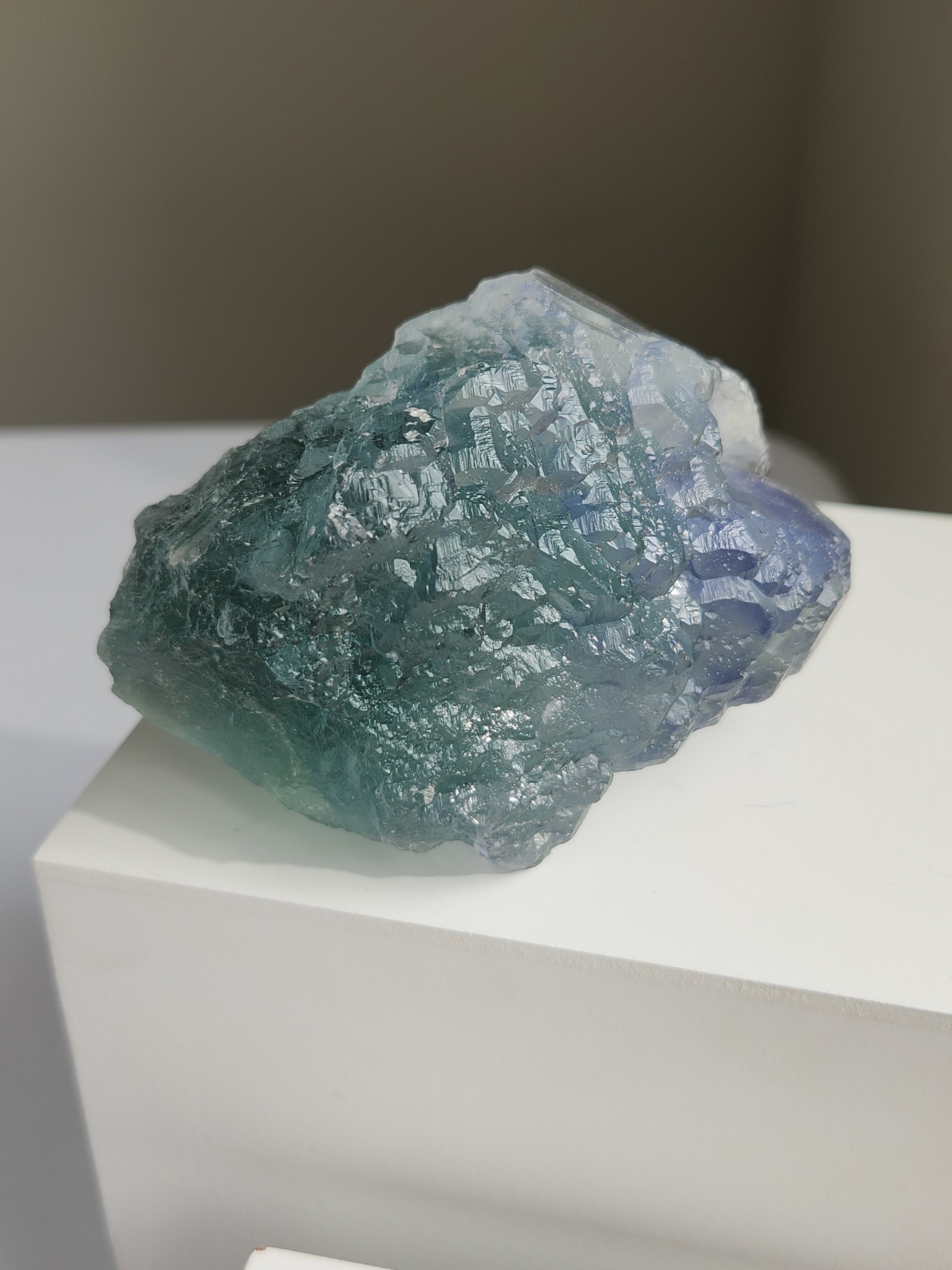 Hydroetched Bicolor Fluorite 006