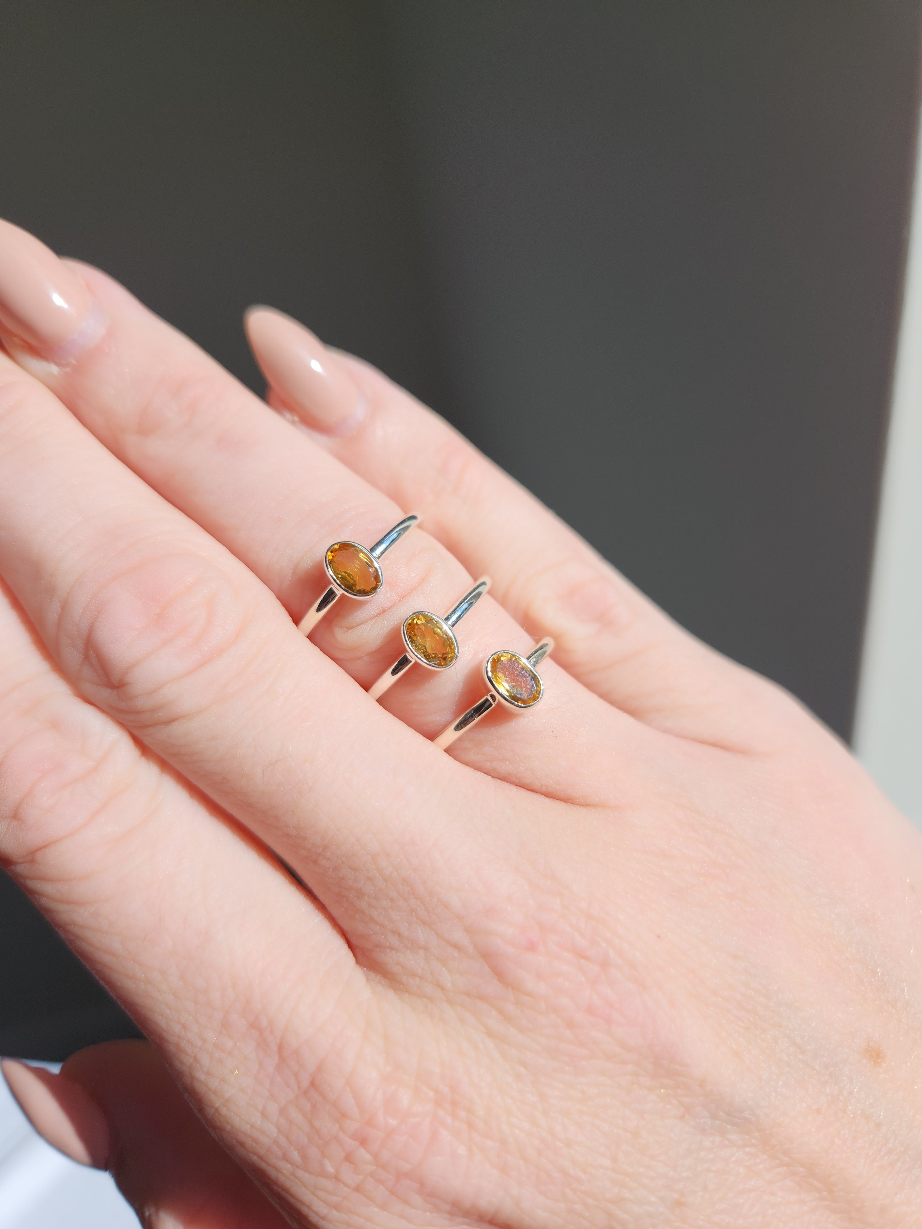 Citrine Oval Ring