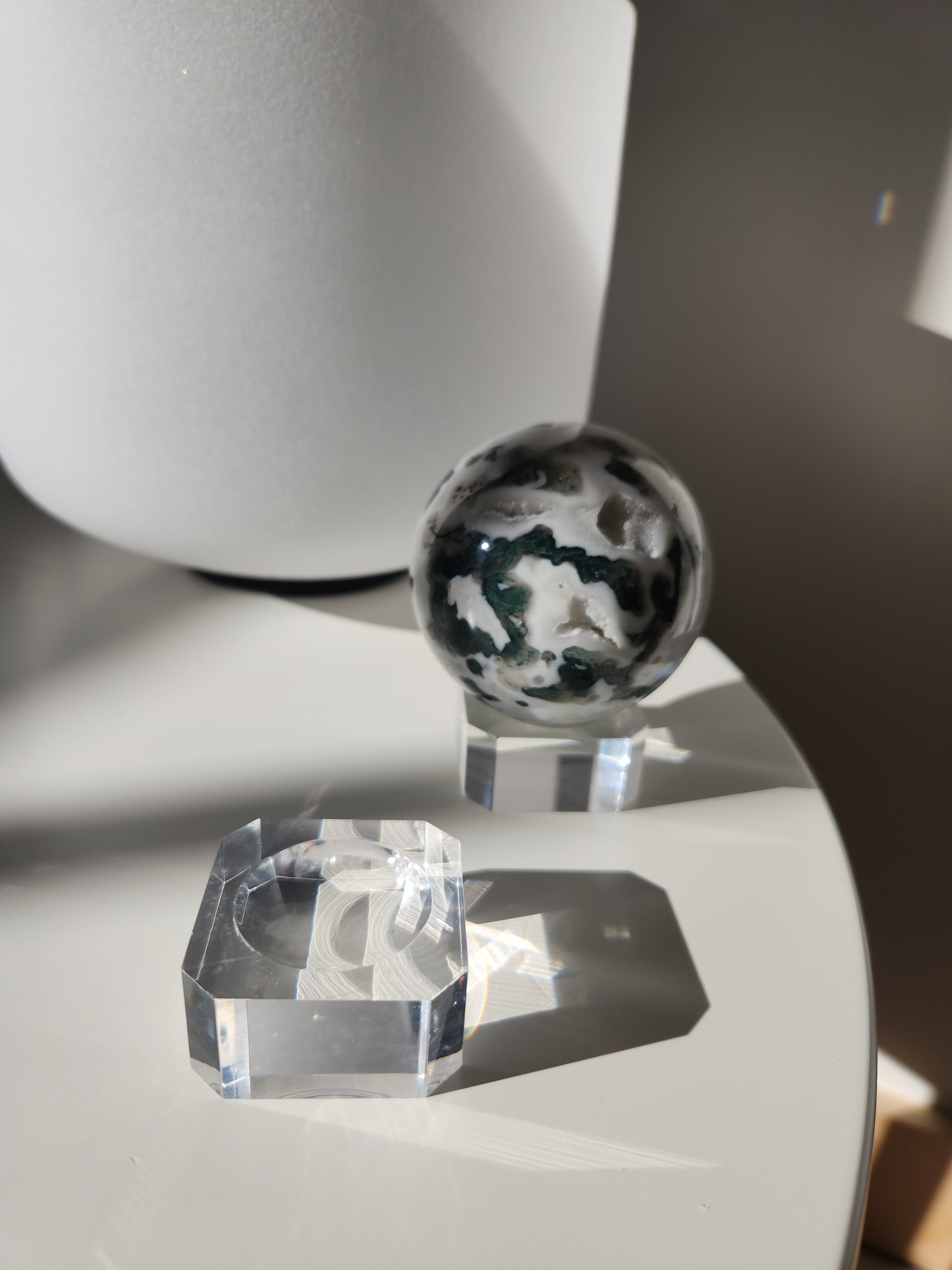 Square Acrylic Sphere Stand