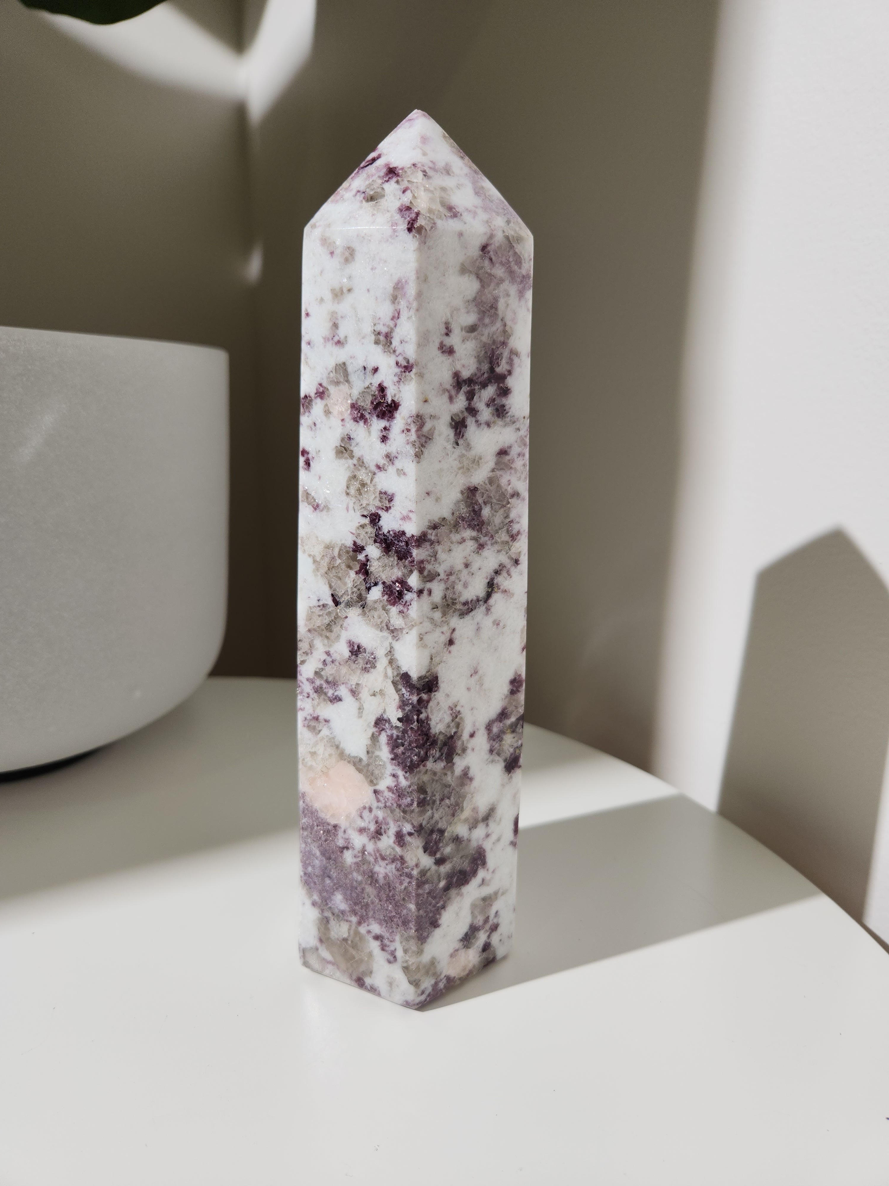 Lepidolite Tower 001