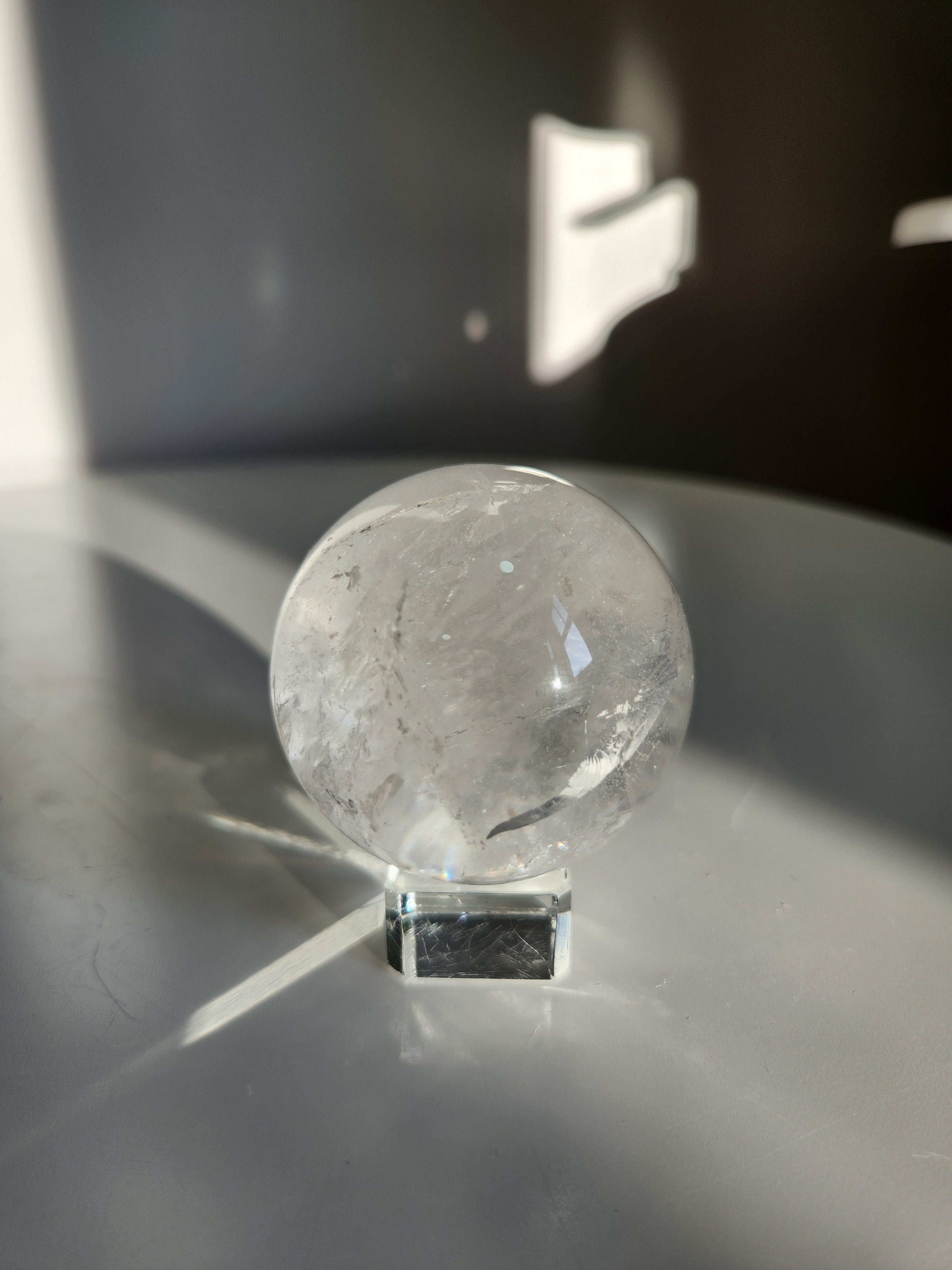 Lemurian Quartz Sphere 001