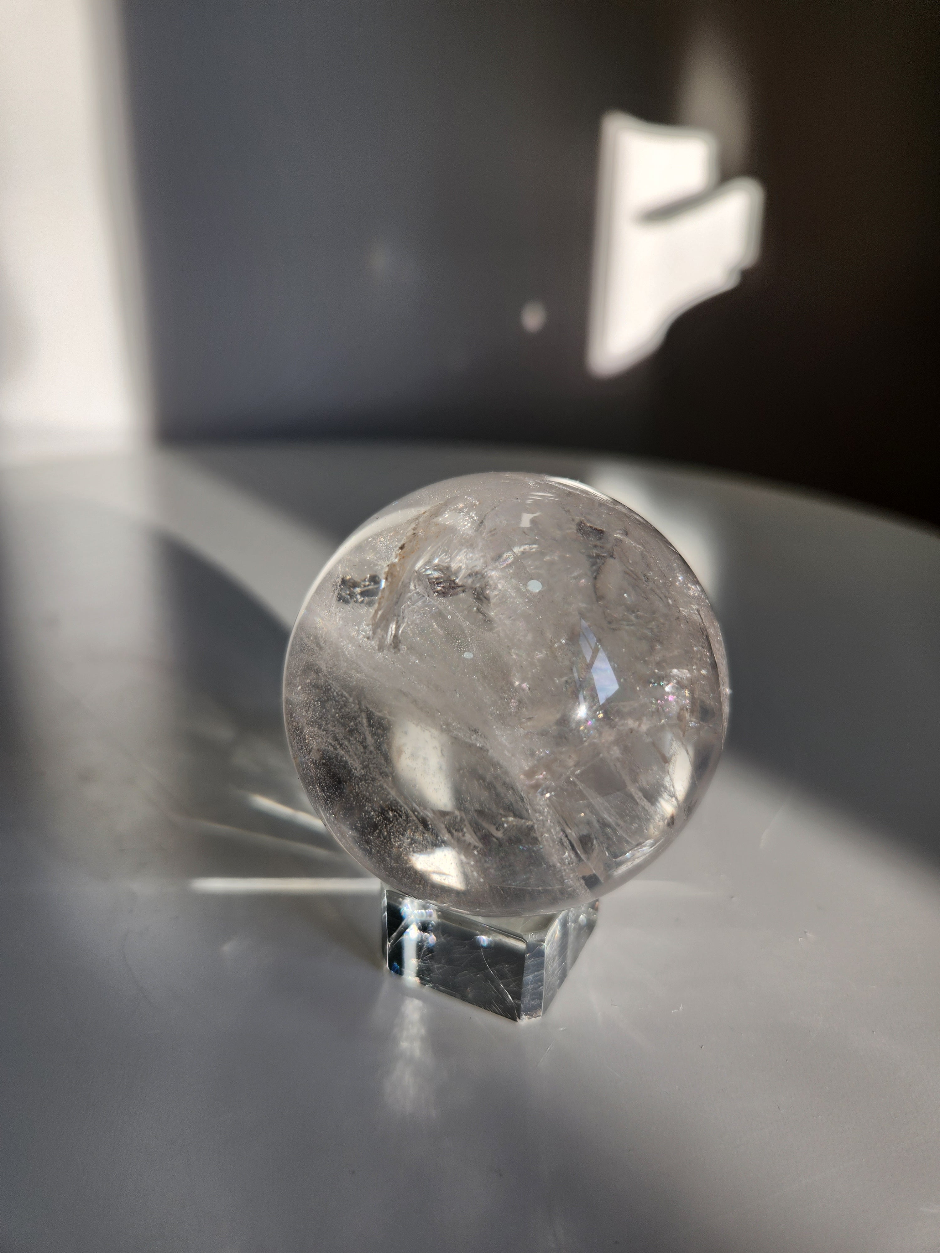 Lemurian Quartz Sphere 003