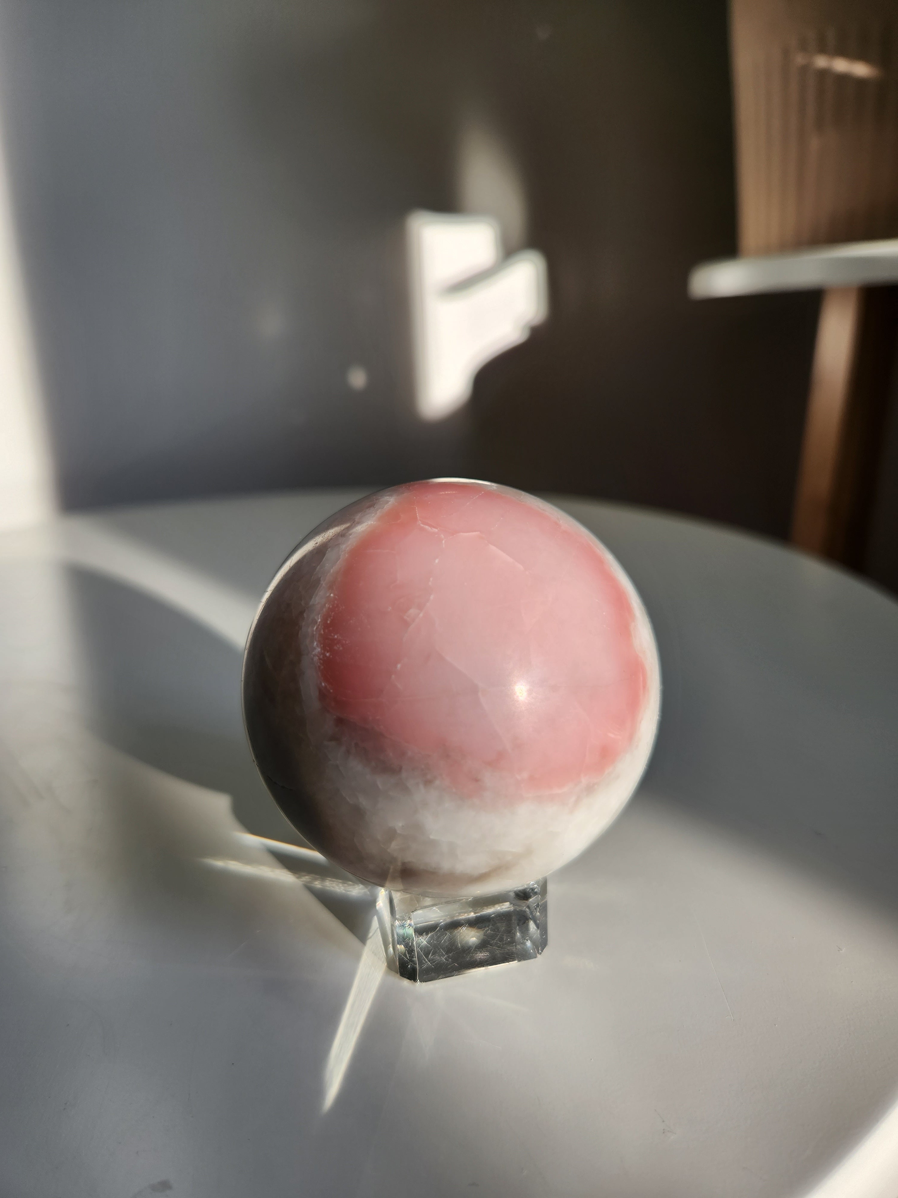 Pink Opal Sphere 002