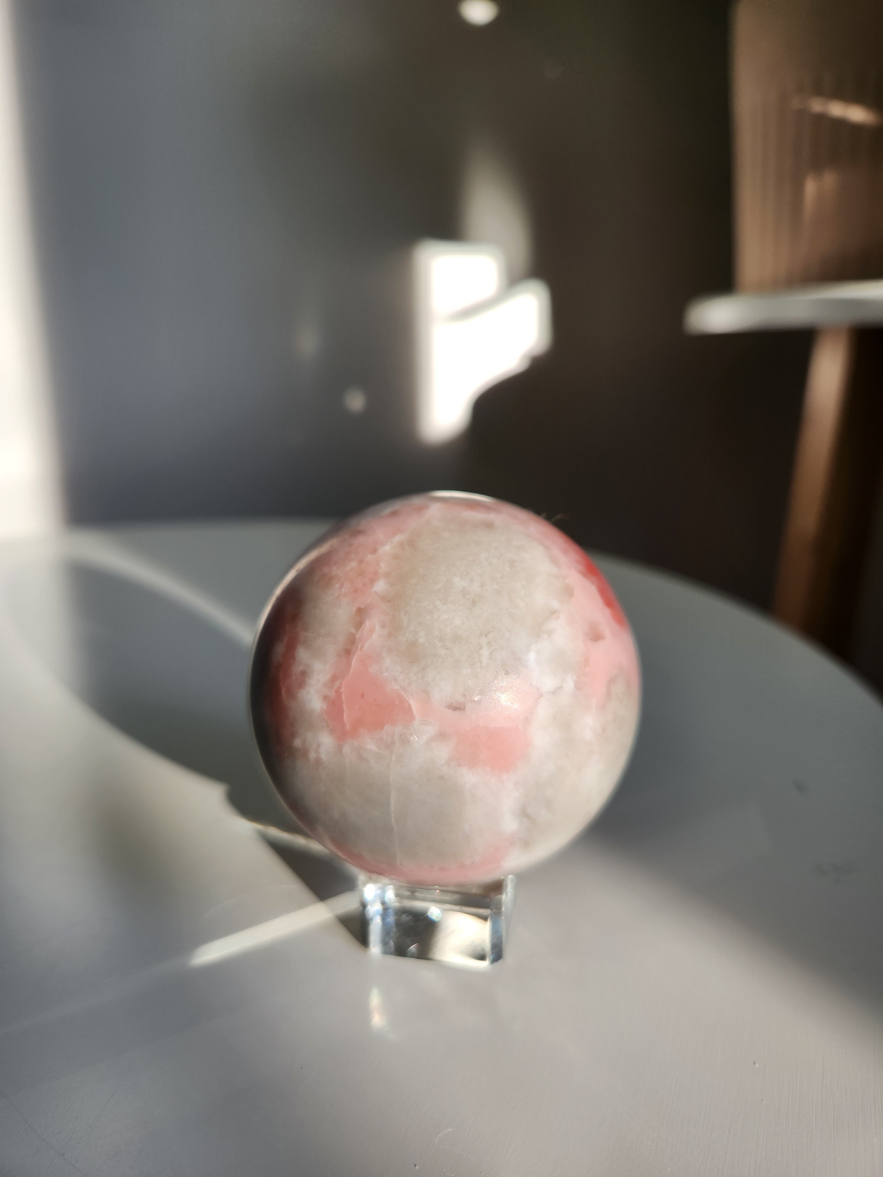 Pink Opal Sphere 004