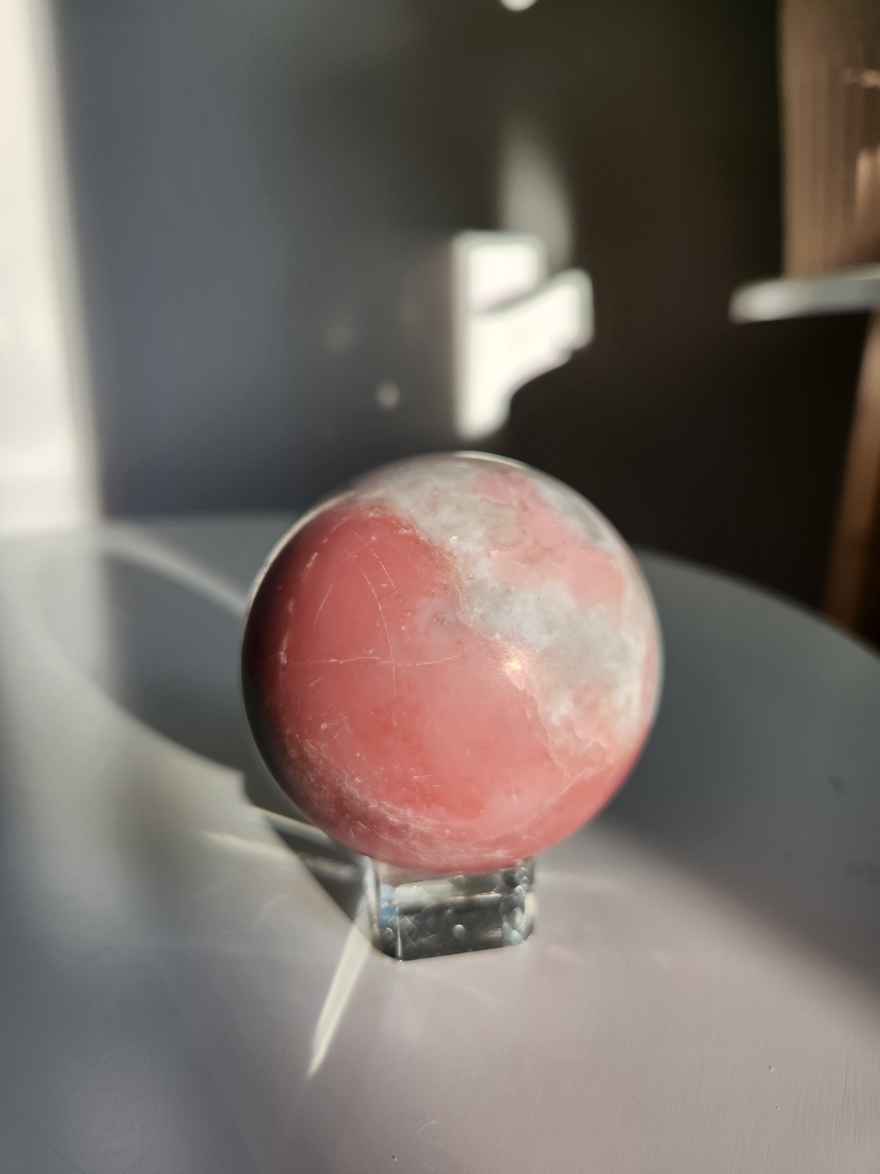 Pink Opal Sphere 006