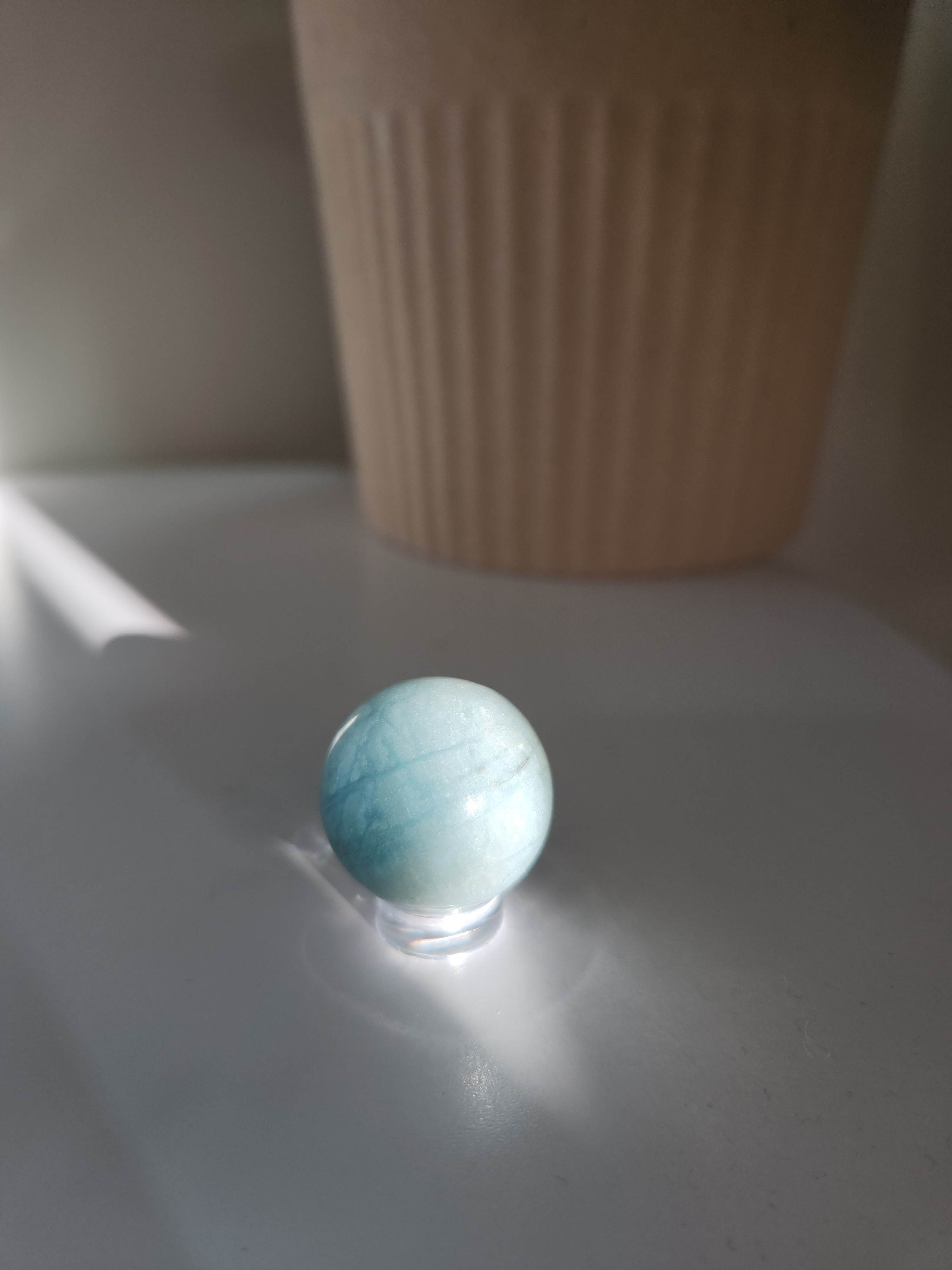 Aquamarine Sphere 002