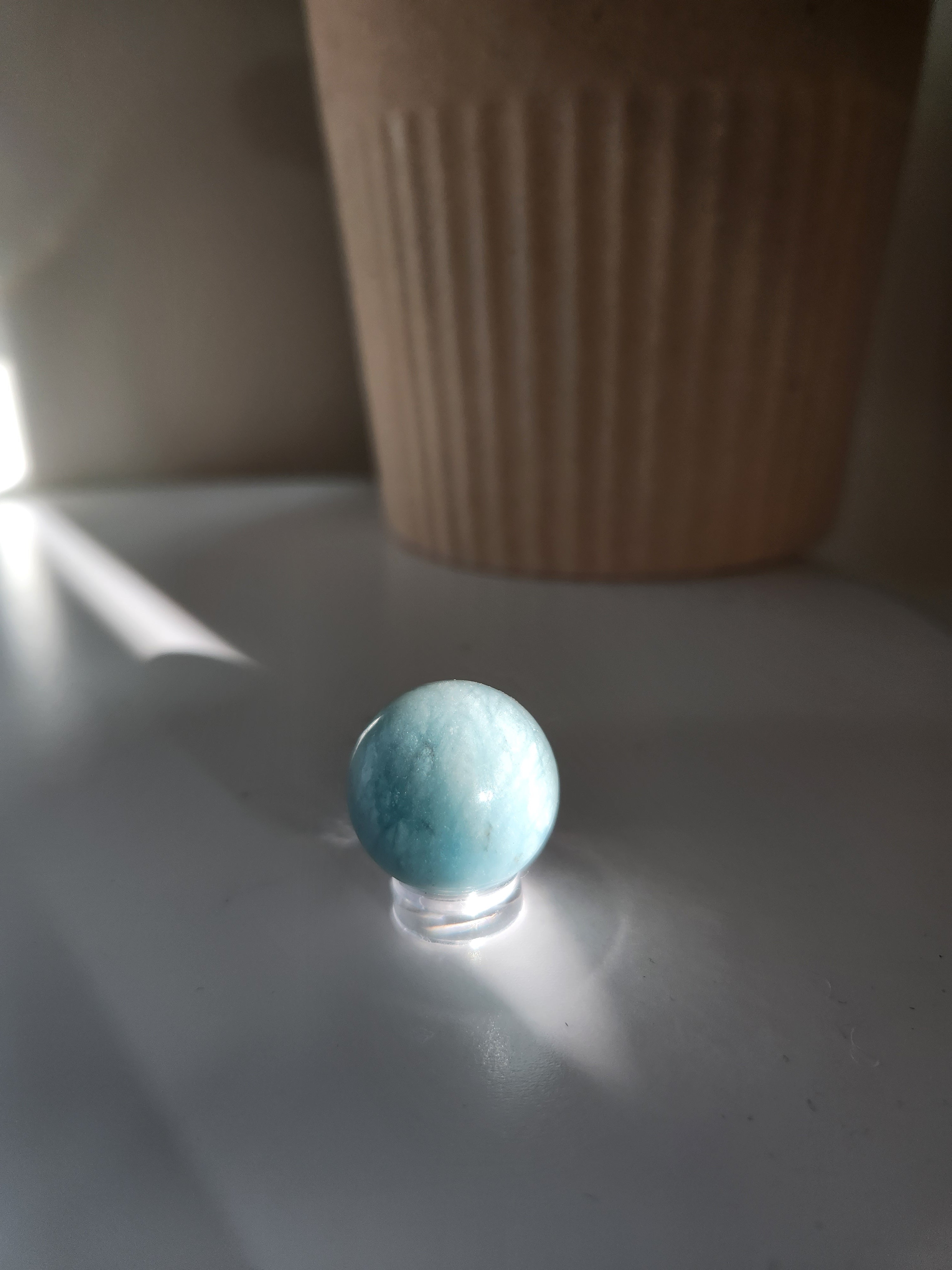 Aquamarine Sphere 006