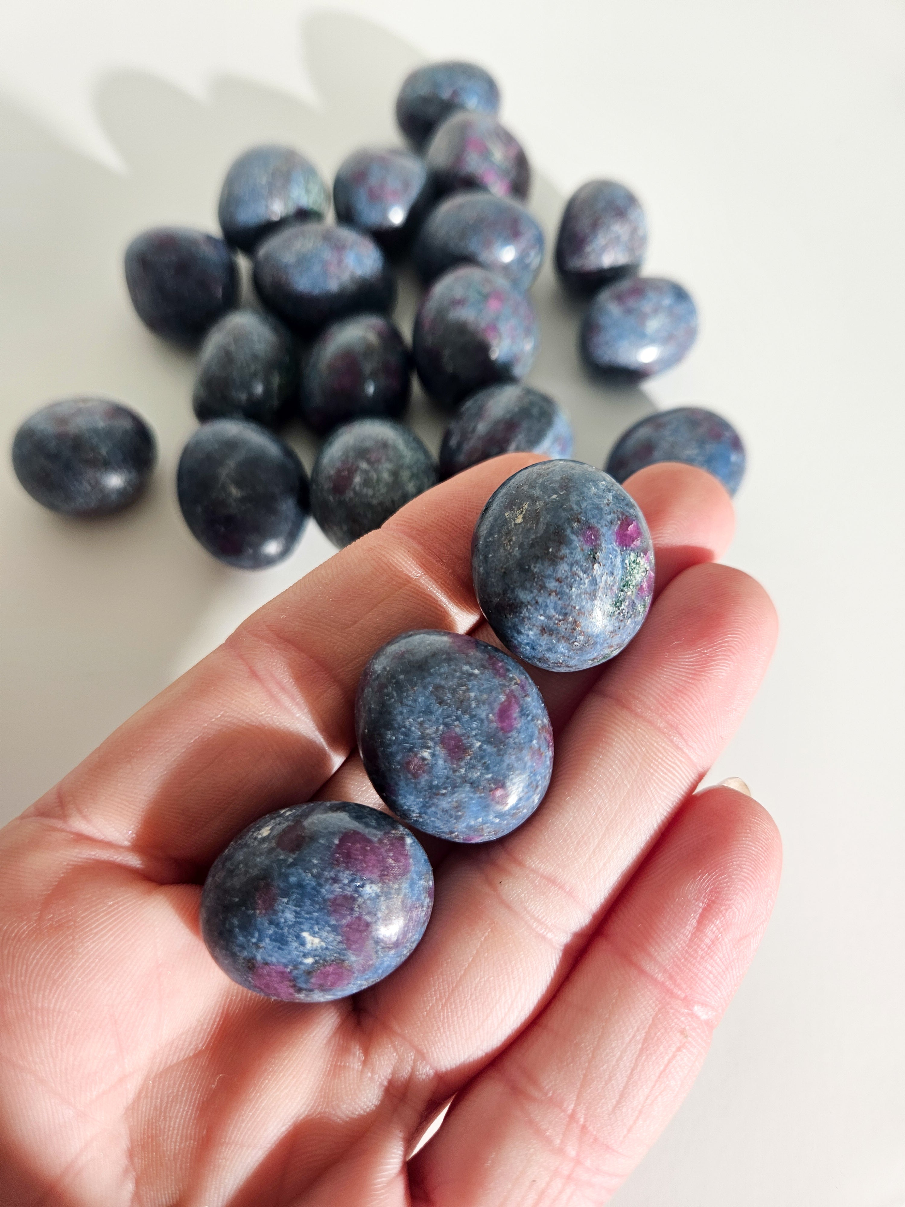 Ruby in Kyanite Tumble