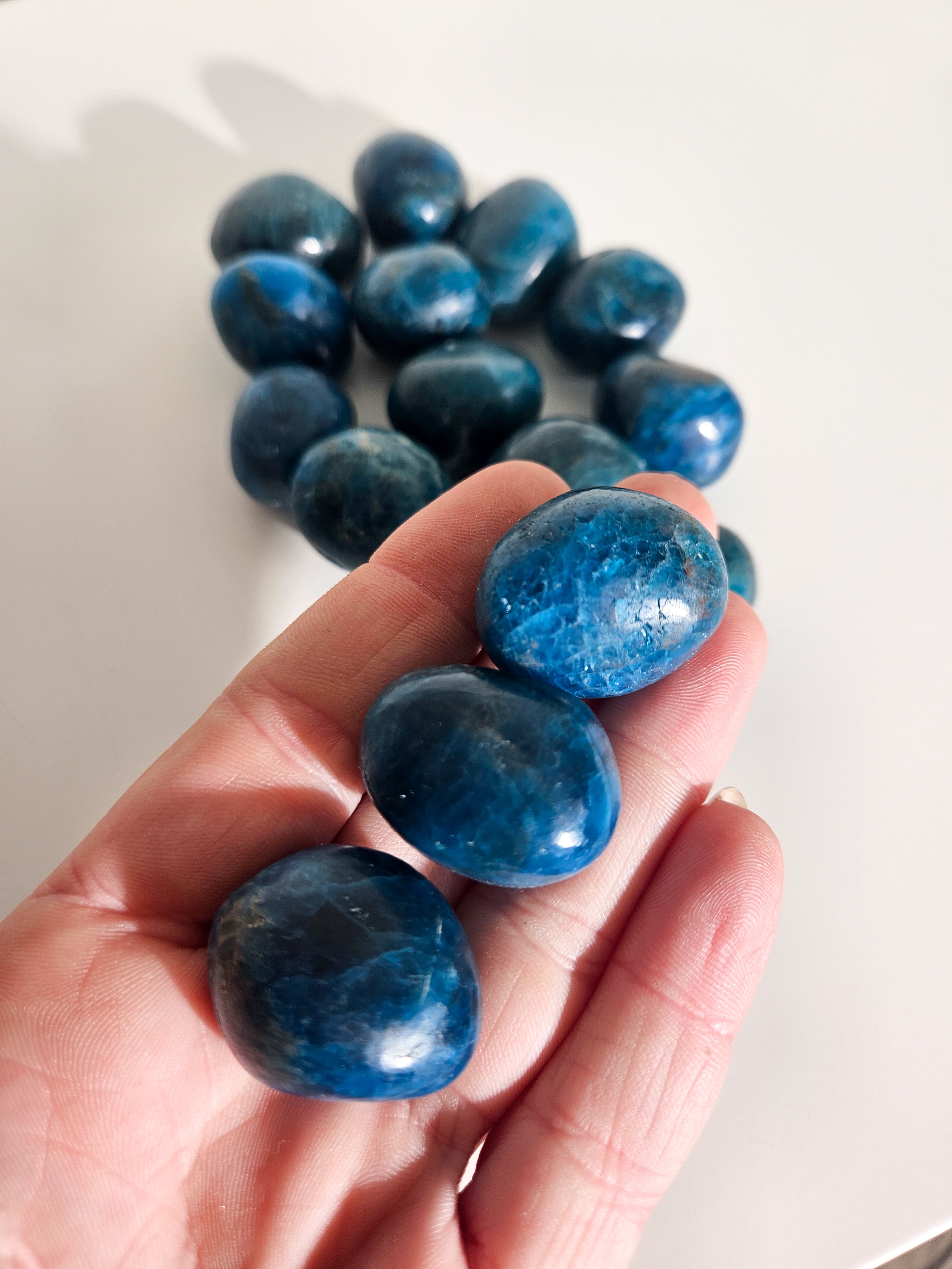 Blue Apatite Tumble