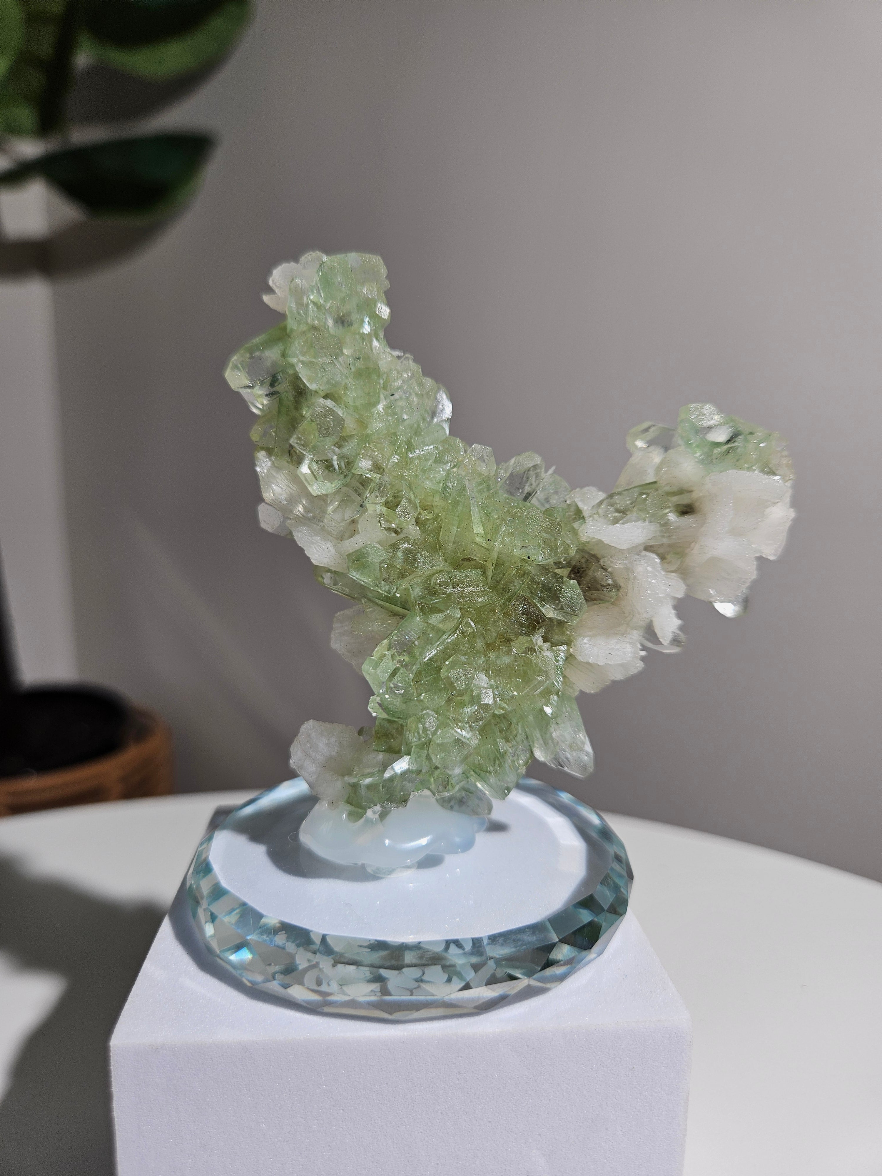 Green Apophyllite Stalactite 001