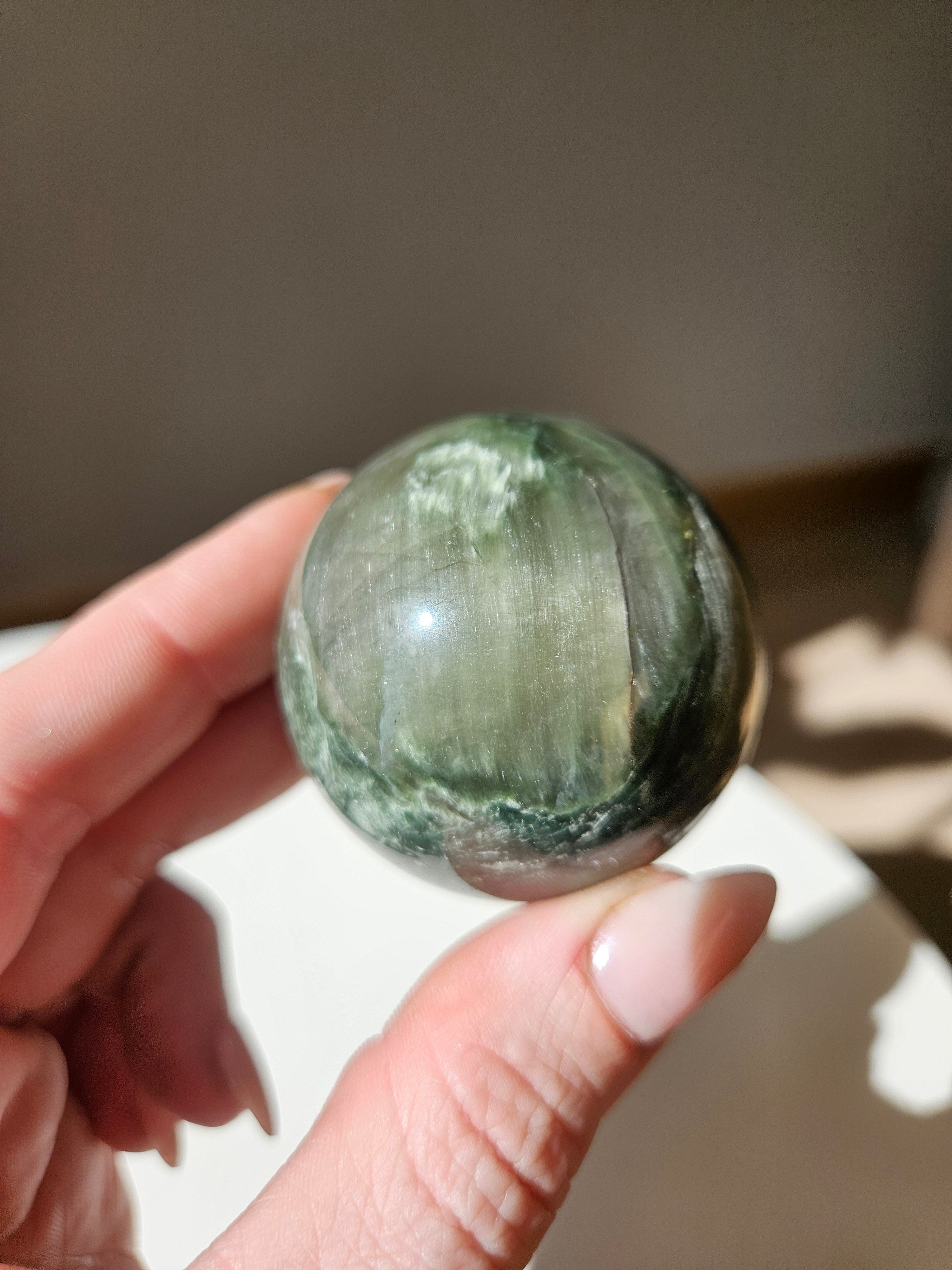 Green Rutile Sphere 001
