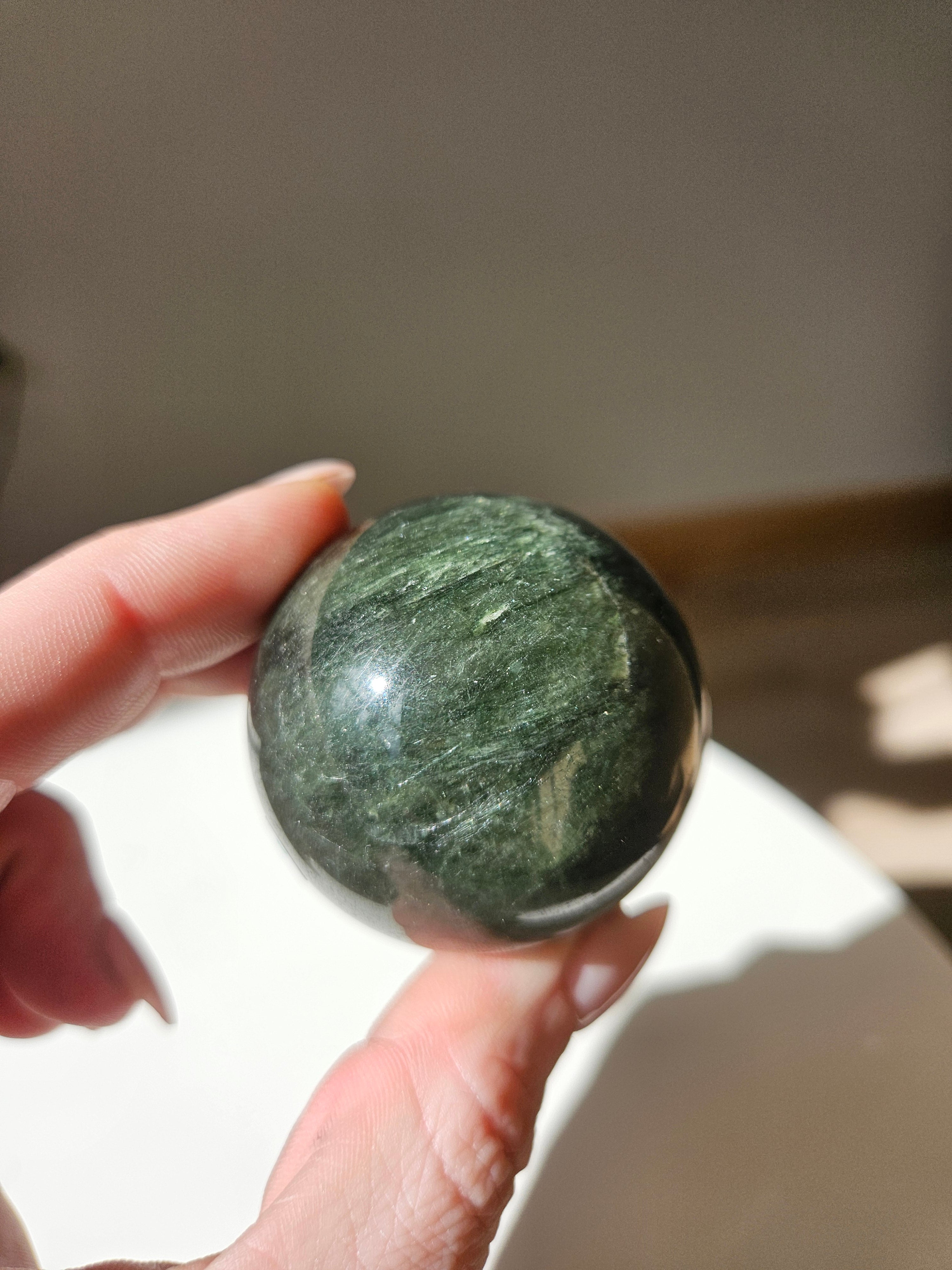 Green Rutile Sphere 003