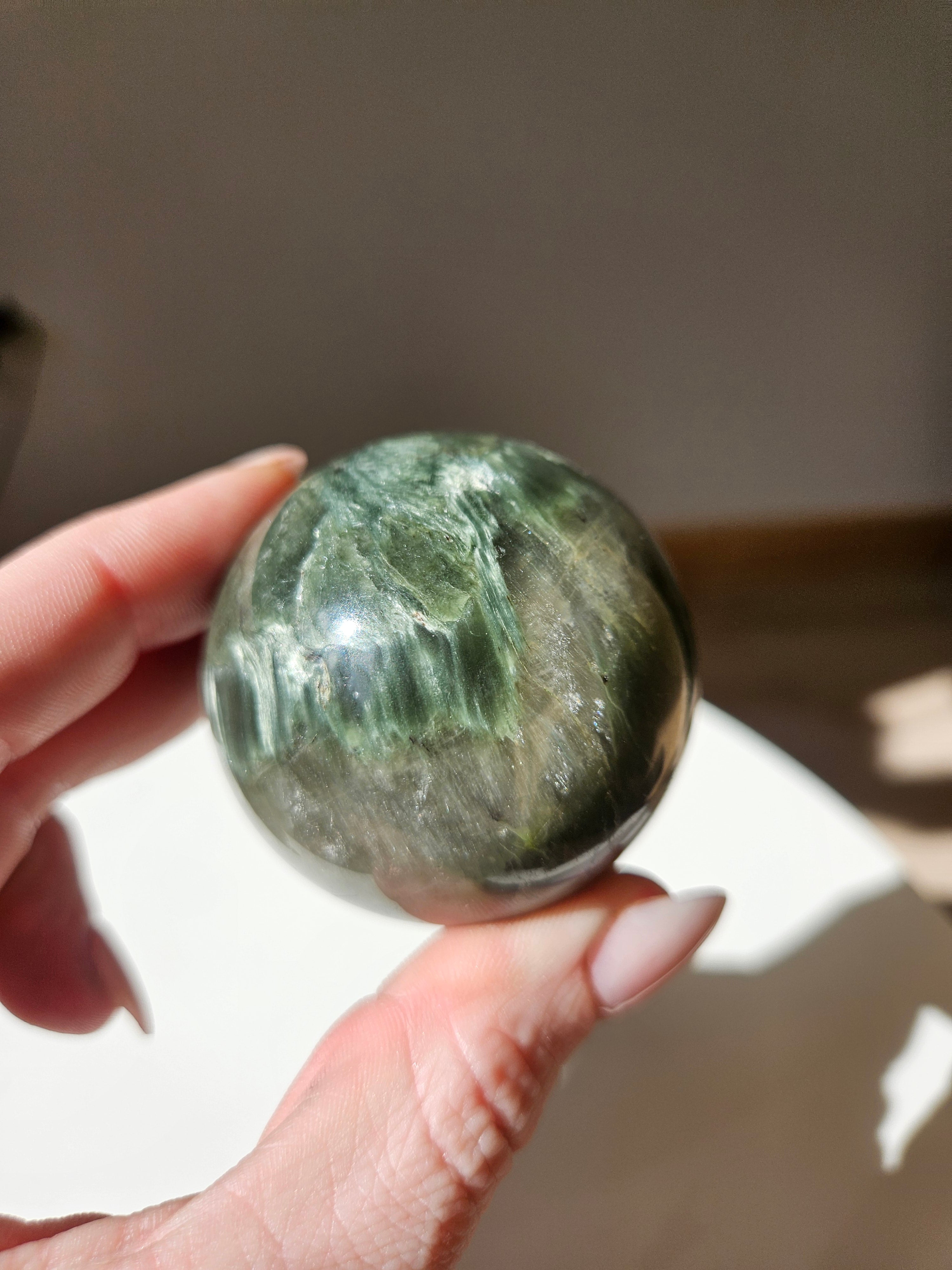 Green Rutile Sphere 006