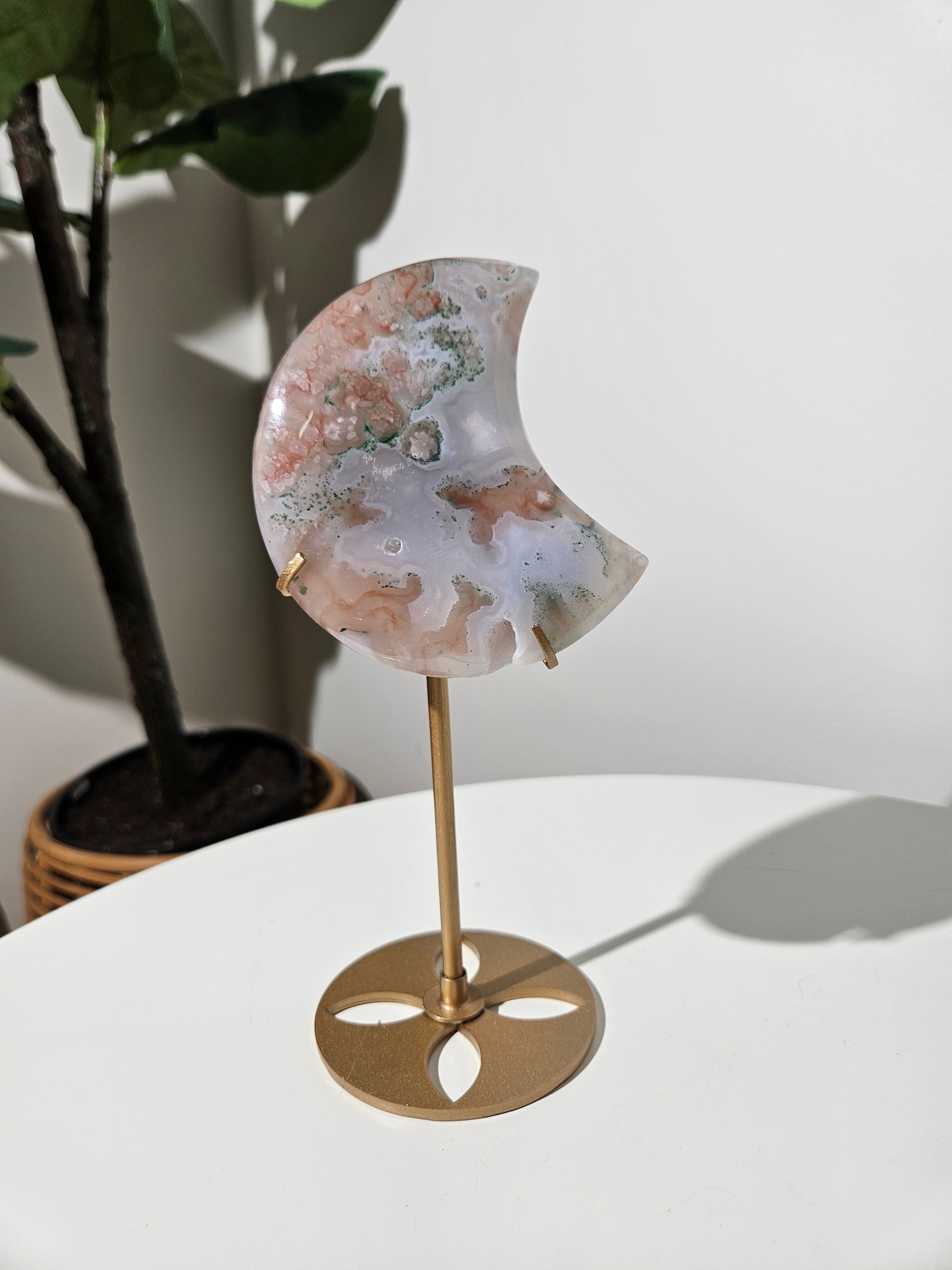 Flower Agate Moon 004