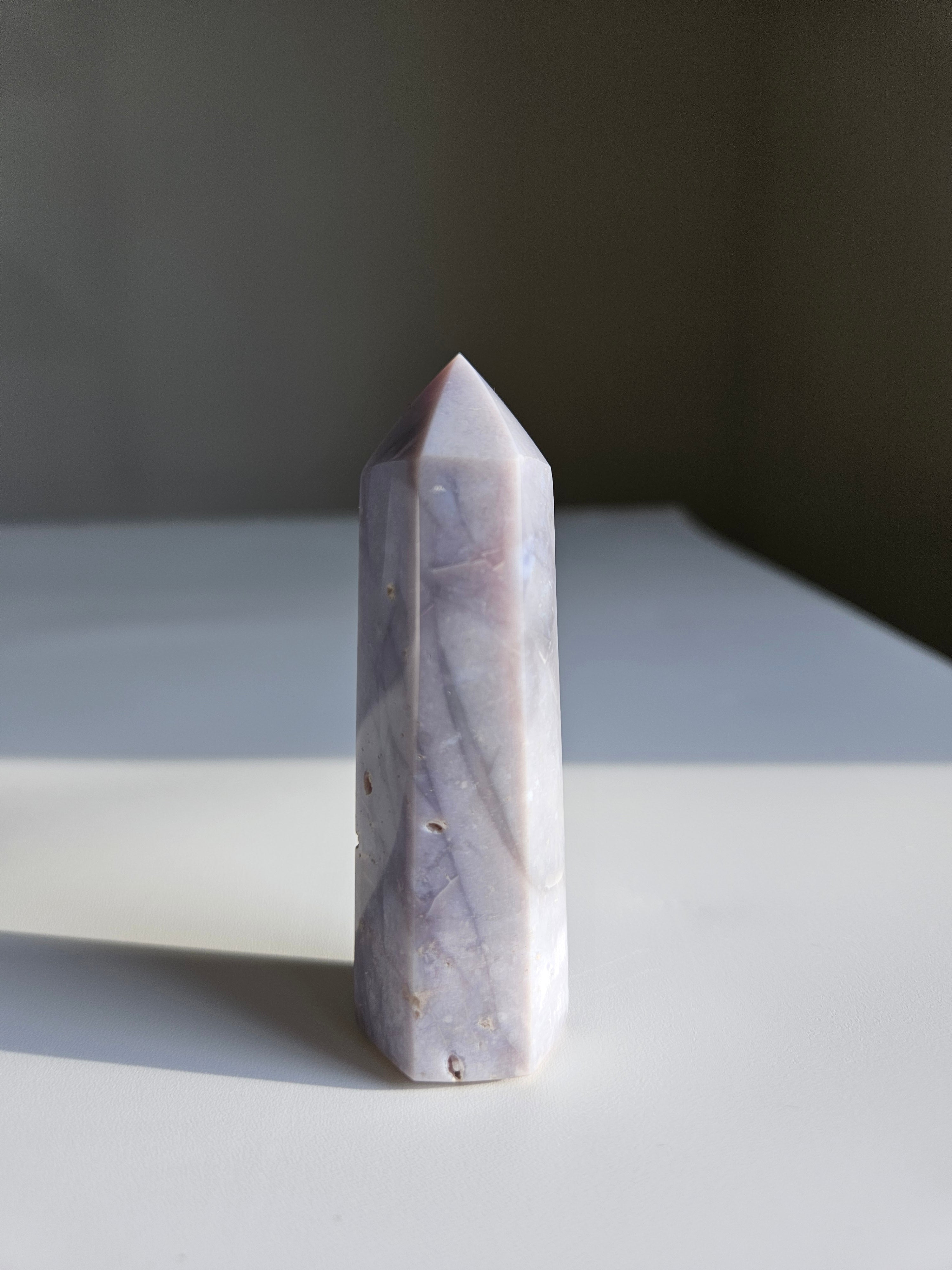 Lavender Agate Tower 006