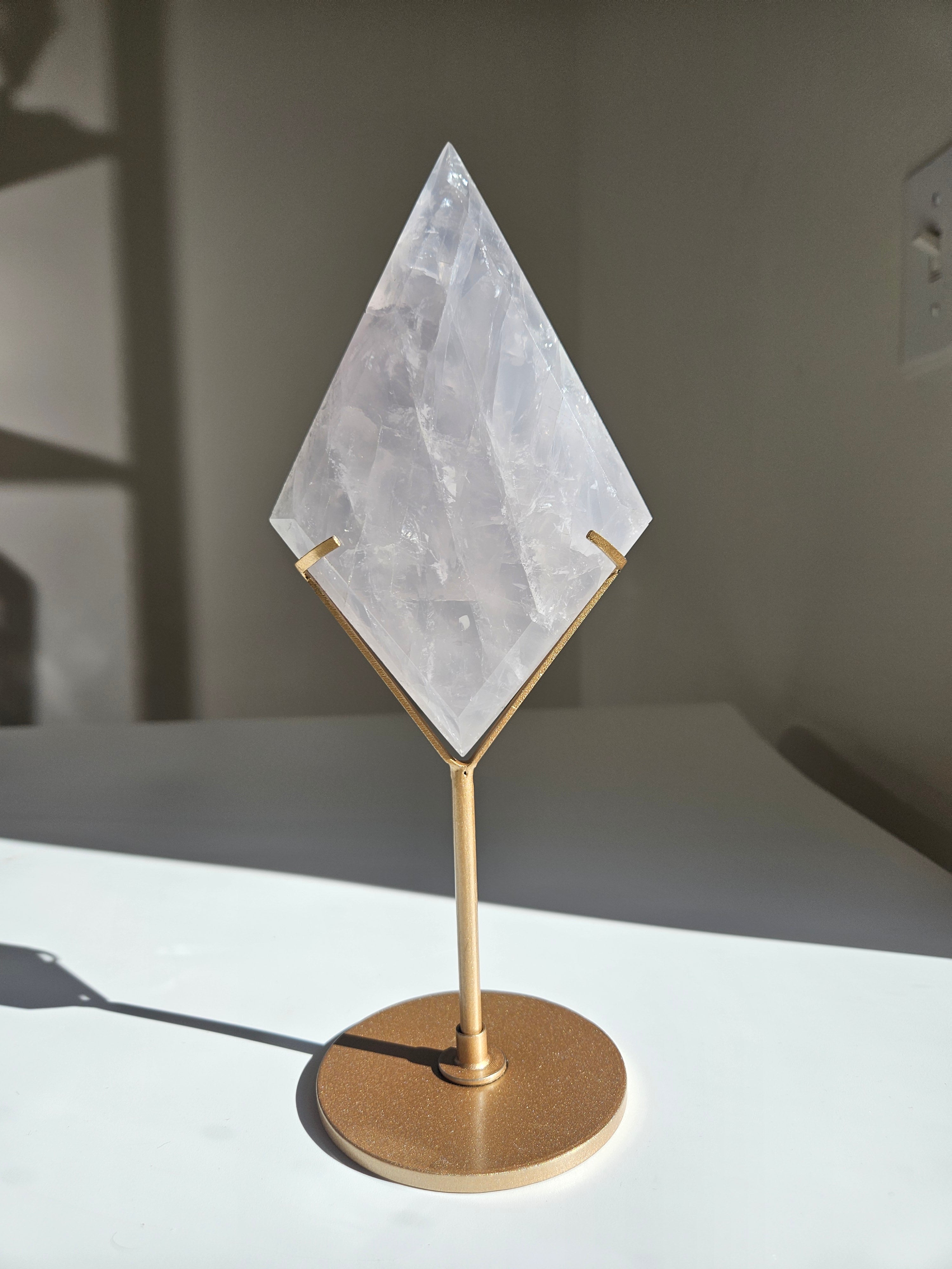 Rose Quartz Diamond 002