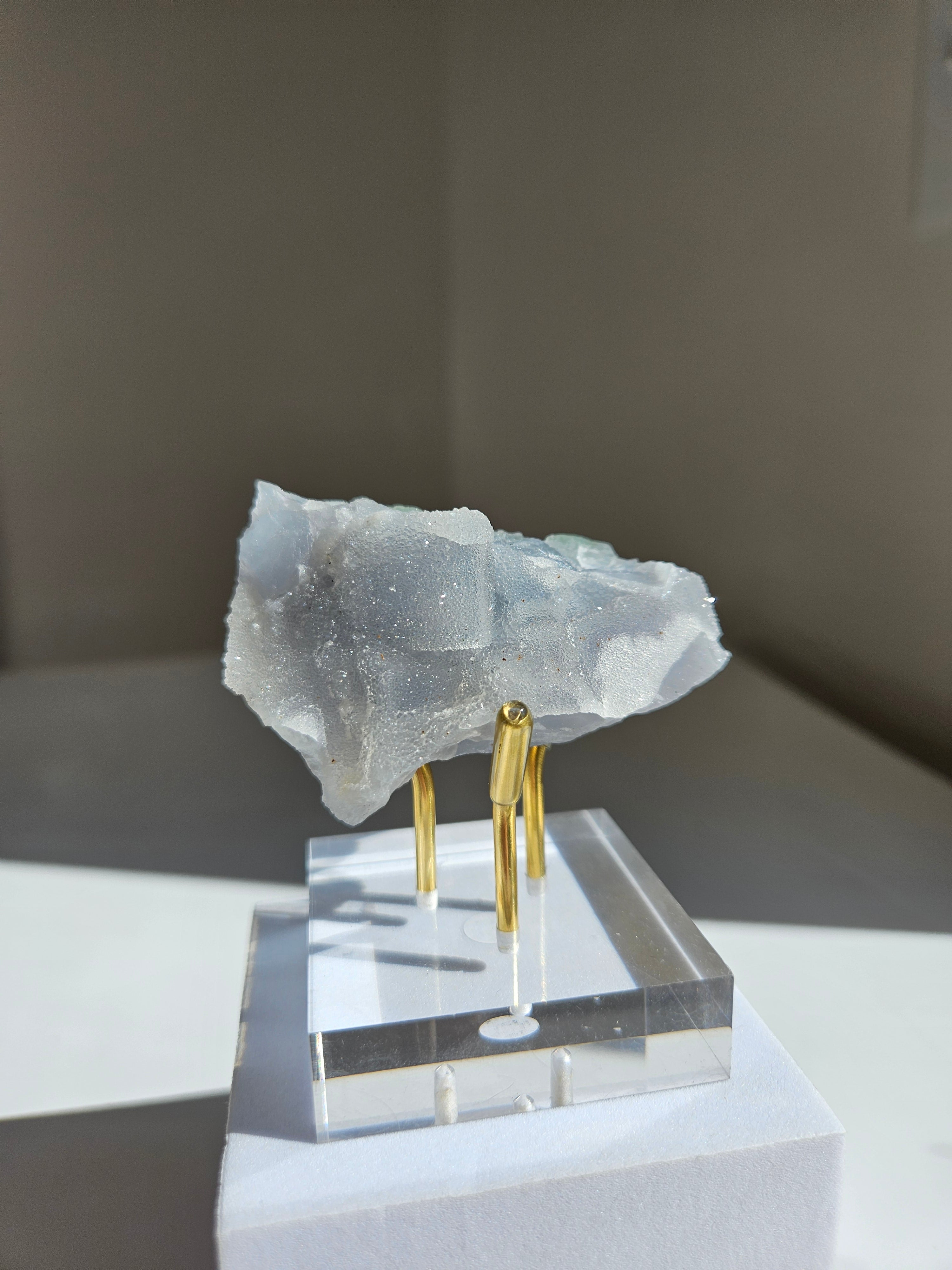Blue Druzy Fluorite 002