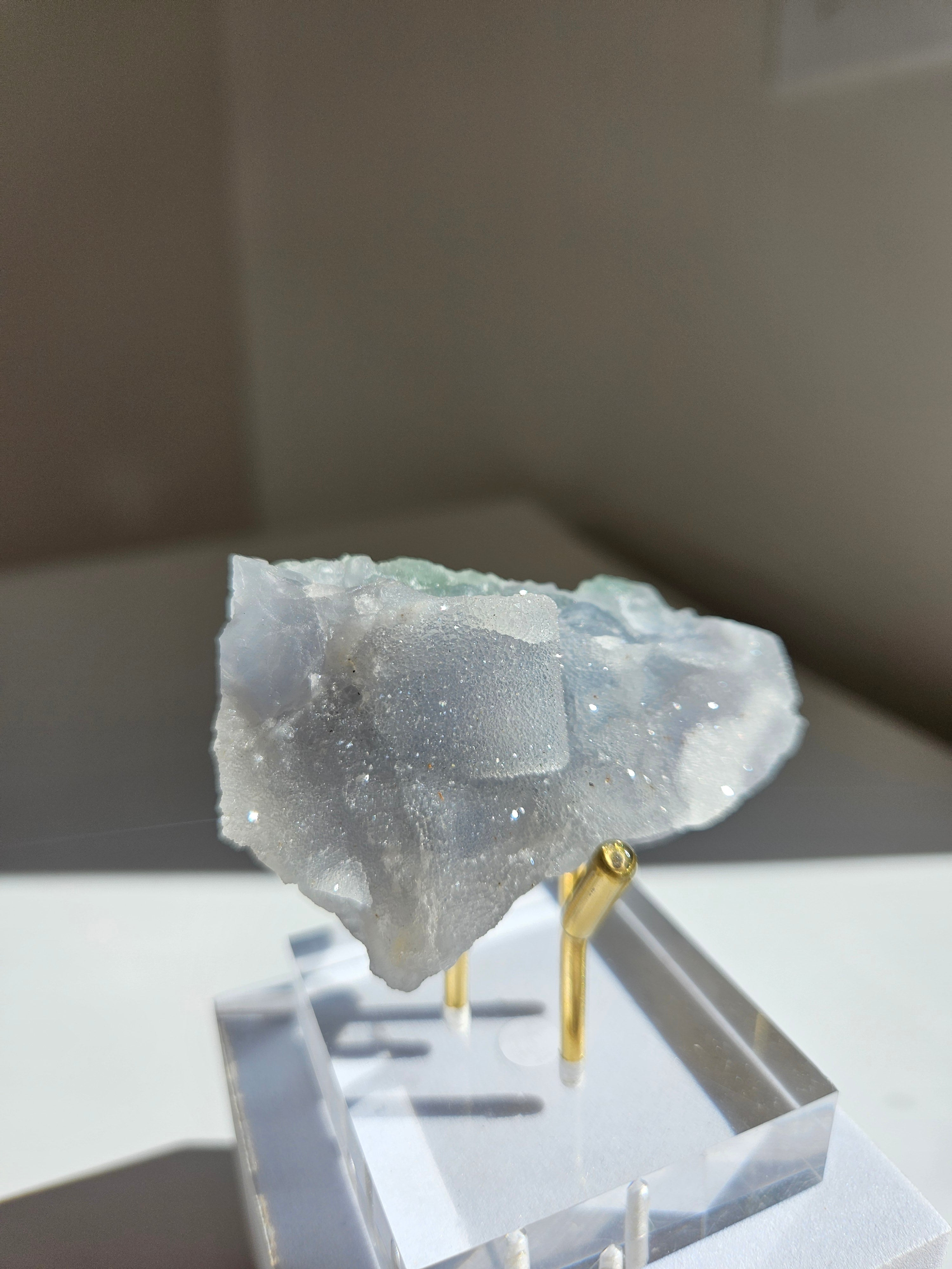 Blue Druzy Fluorite 002