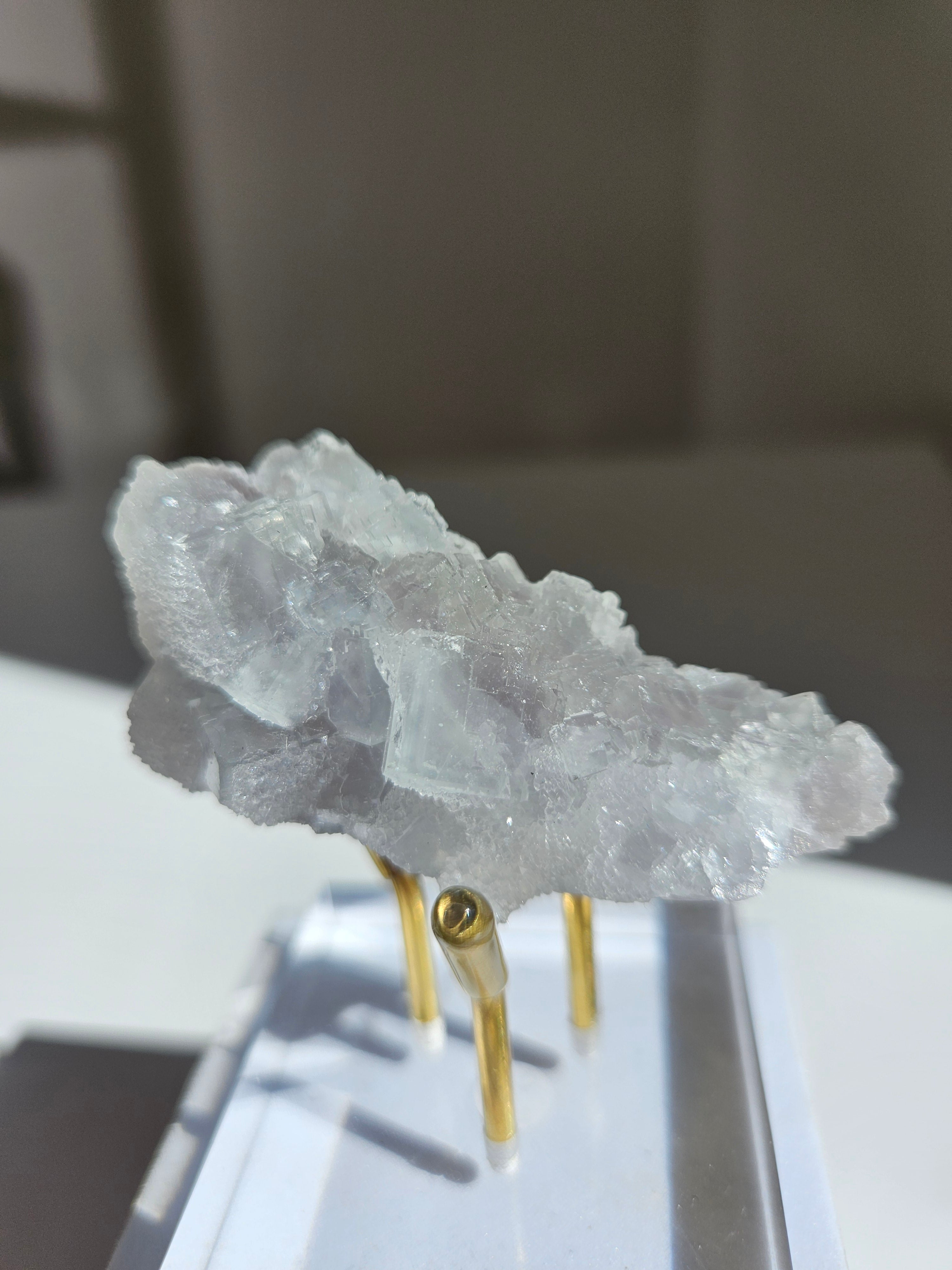 Blue Druzy Fluorite 003