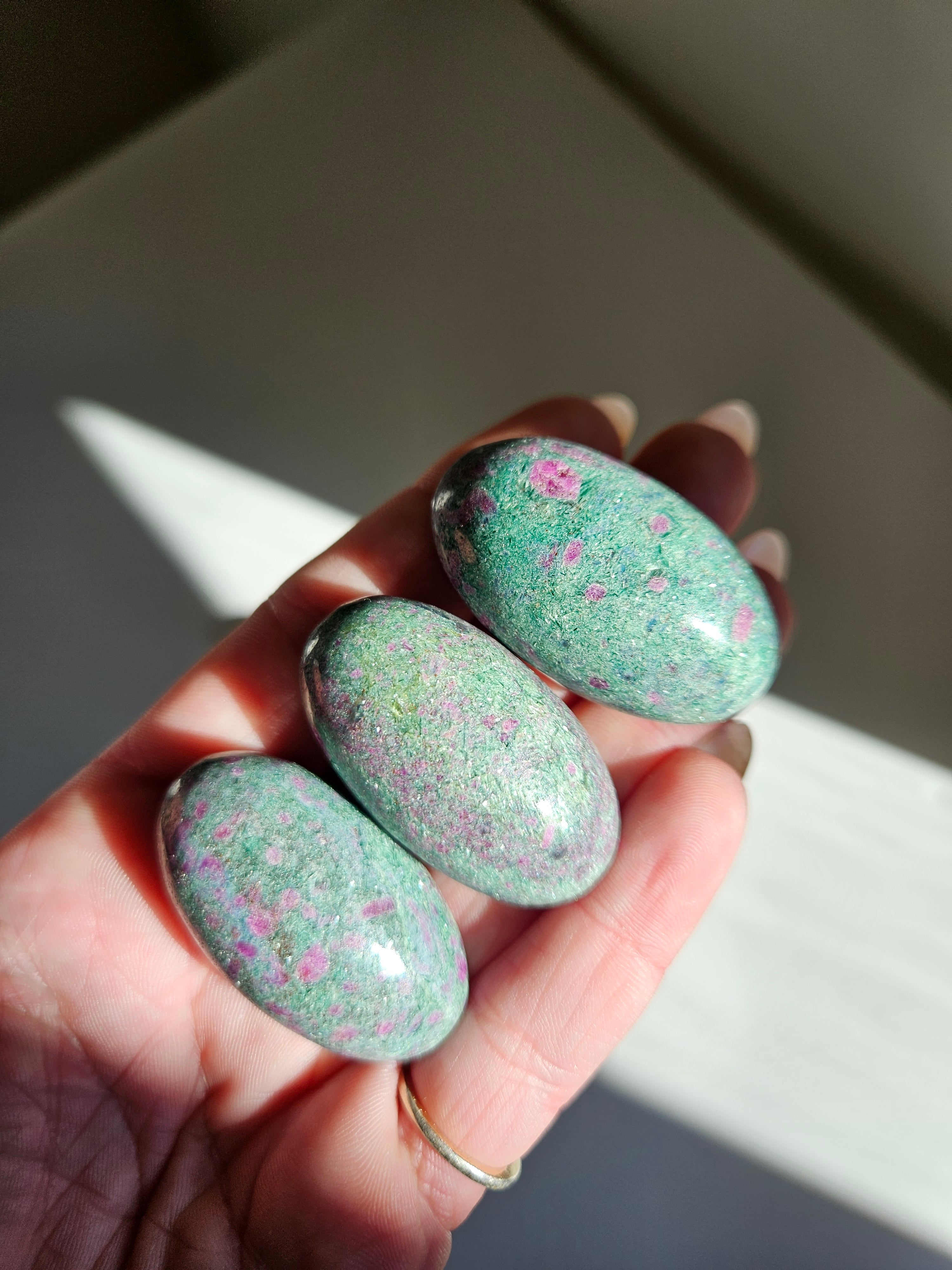 Ruby in Fuchsite Shiva