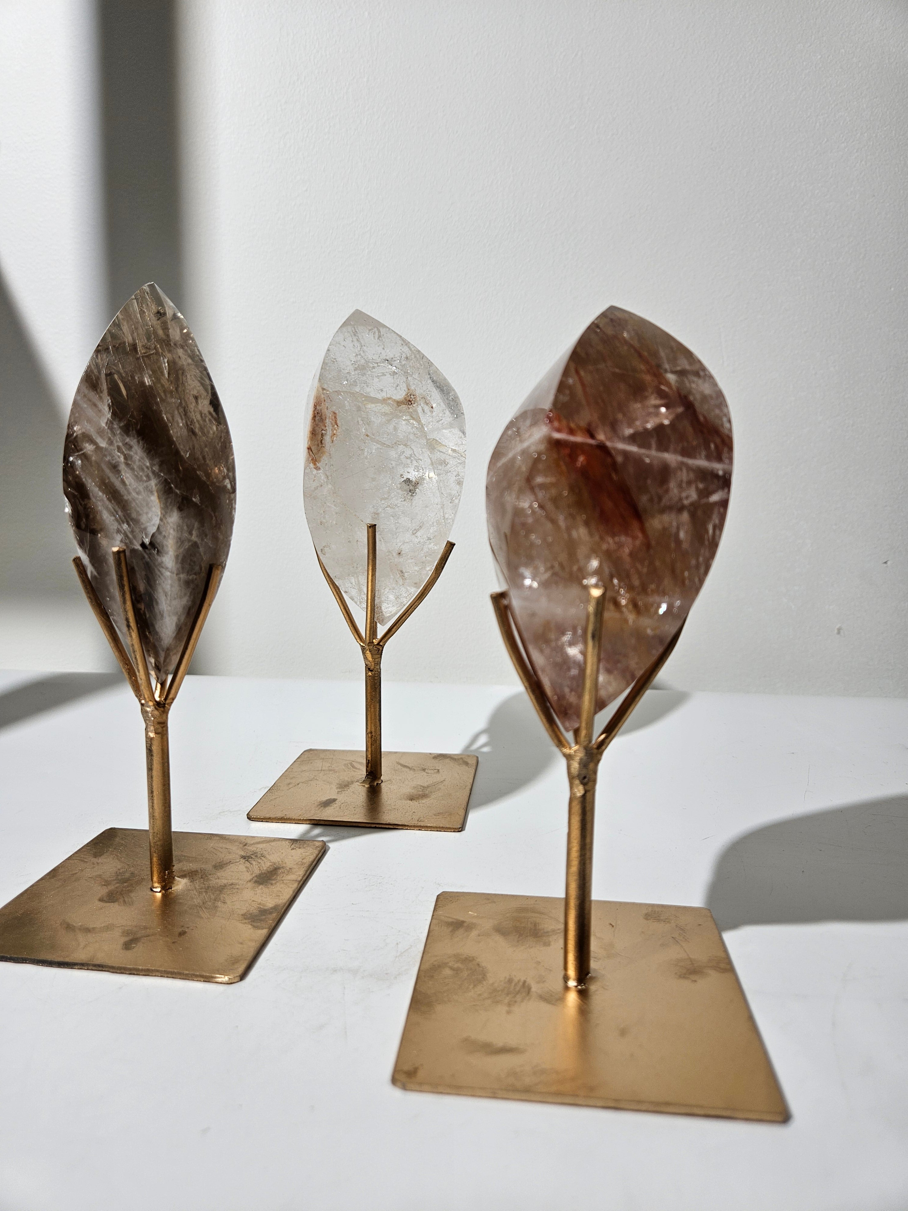 Quartz Flames on Stands | Set of three