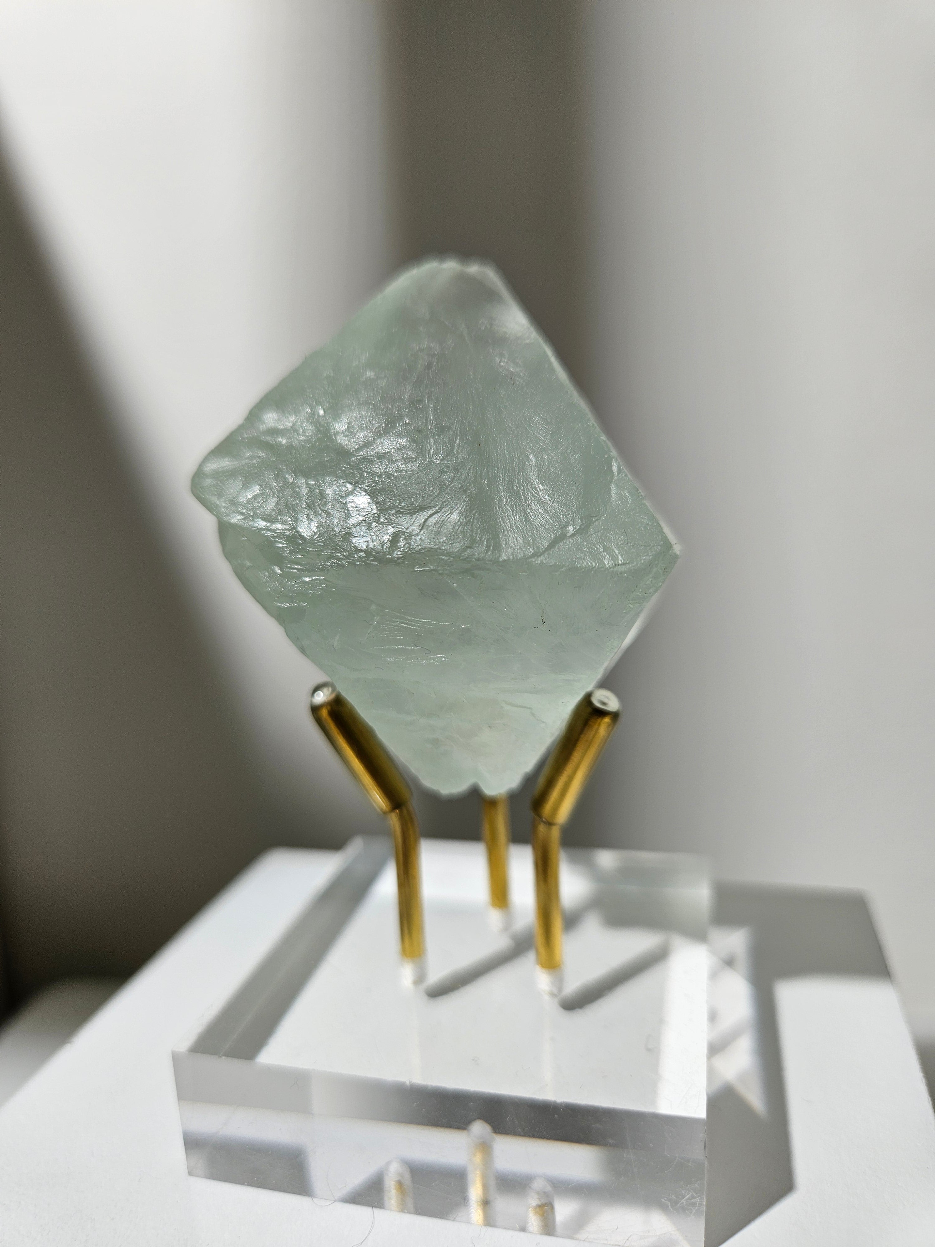 Fluorite Octahedron 001