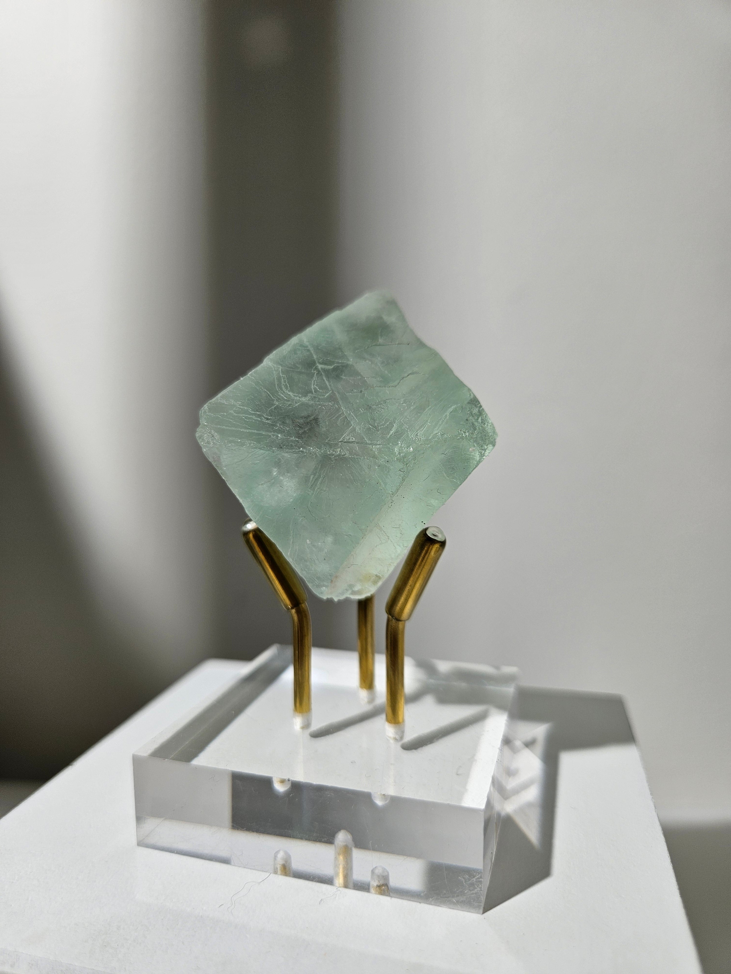 Fluorite Octahedron 003