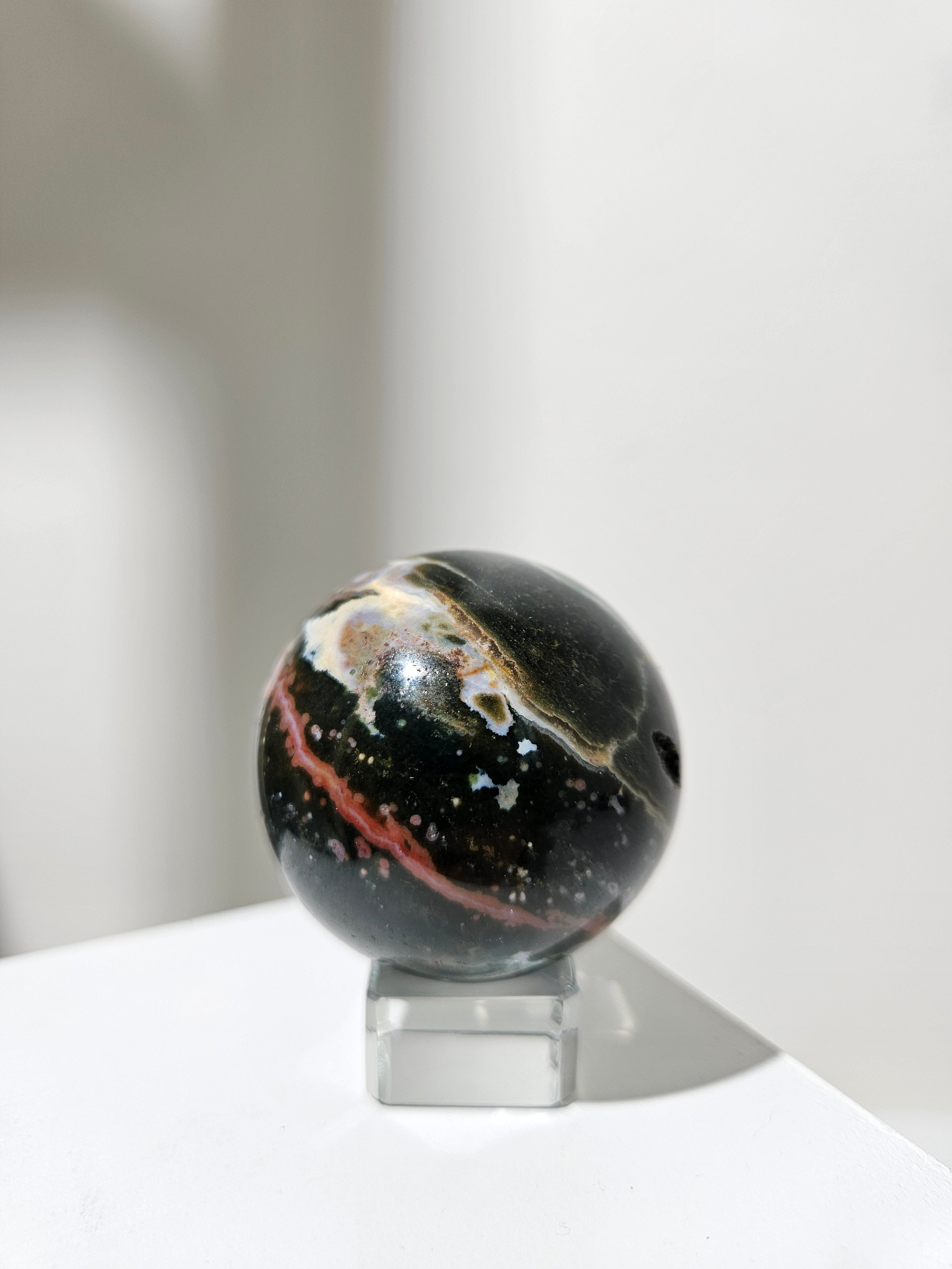 Sea Jasper Sphere 001