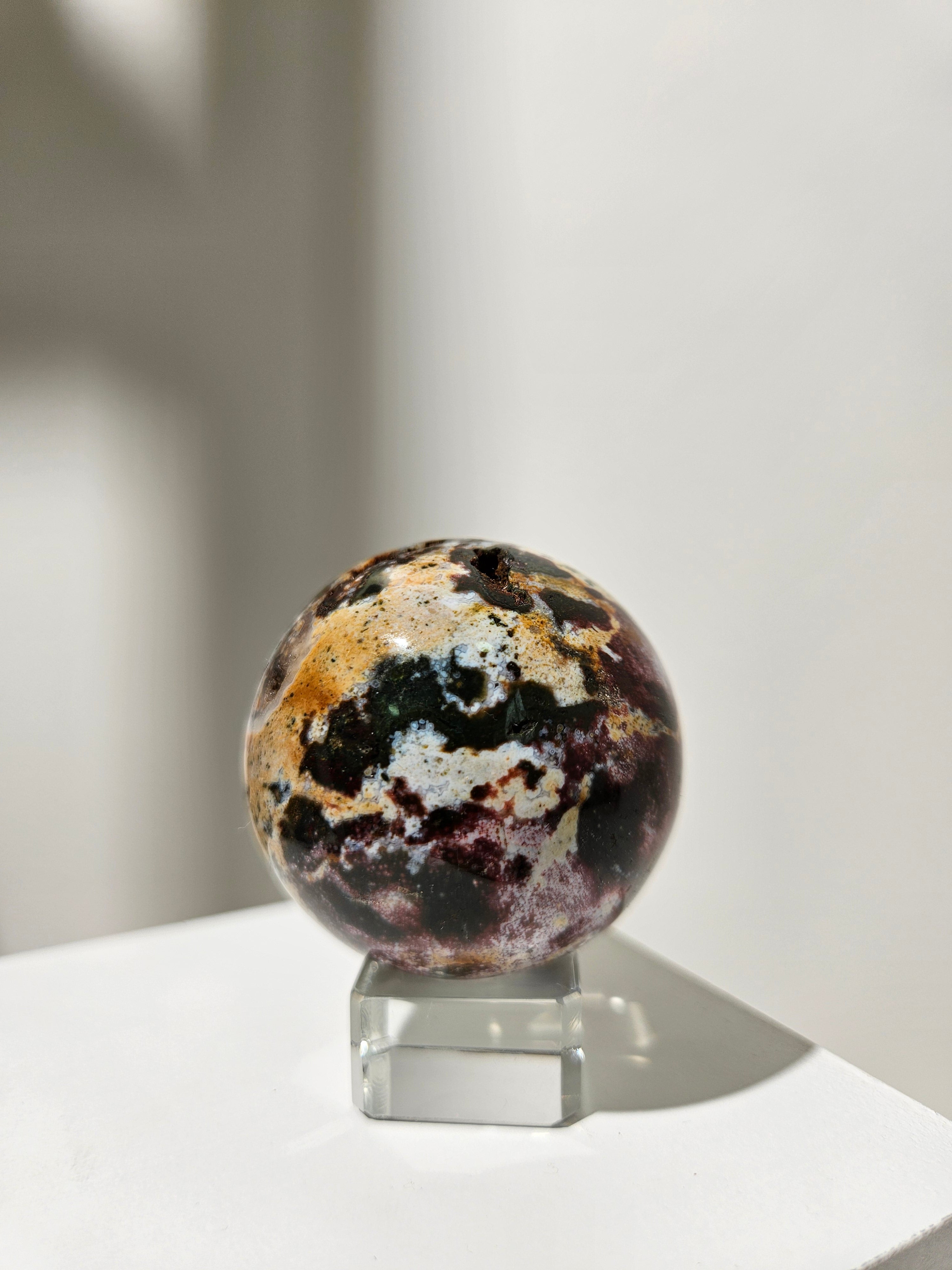 Sea Jasper Sphere 004