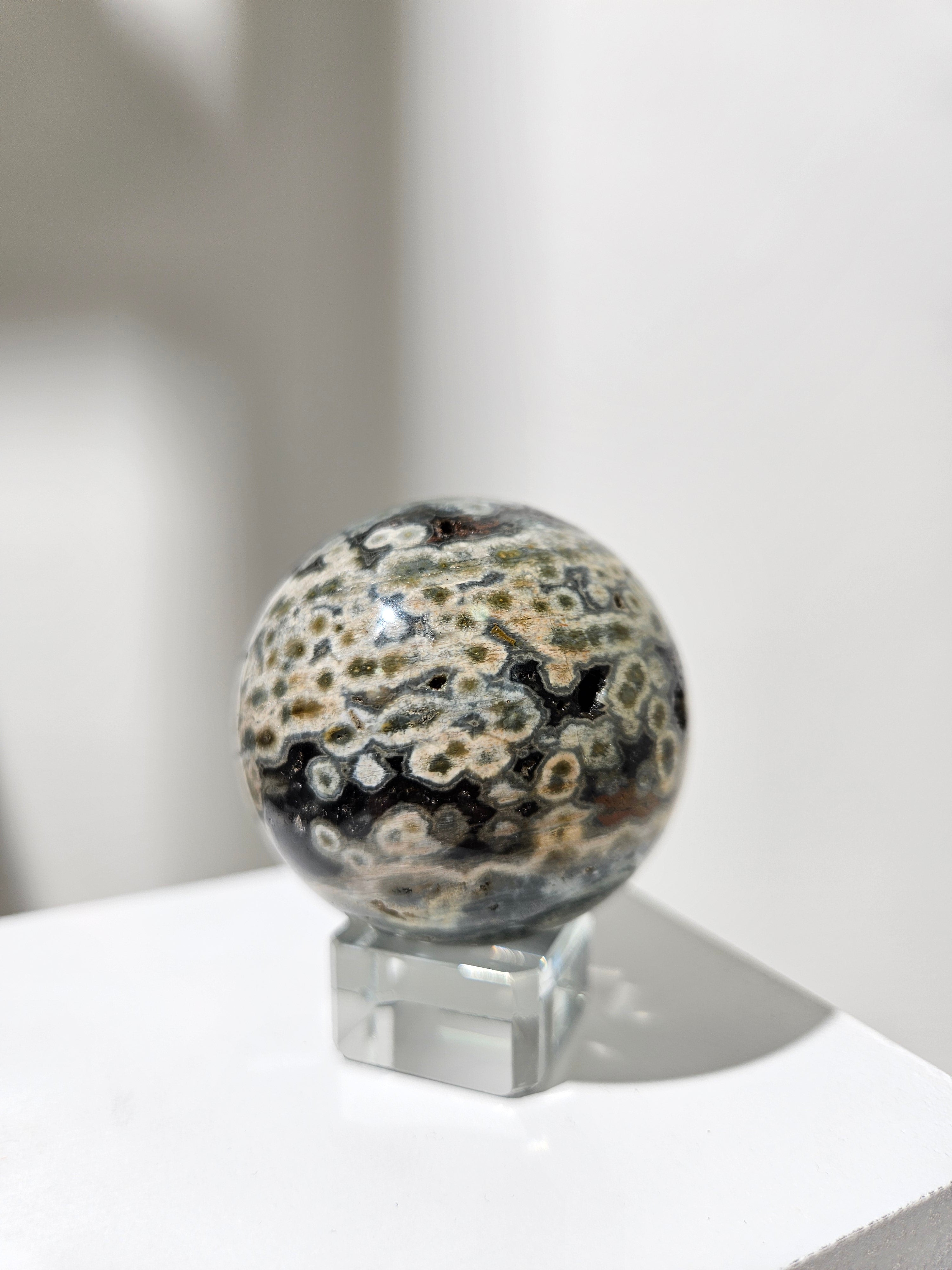 Sea Jasper Sphere 005
