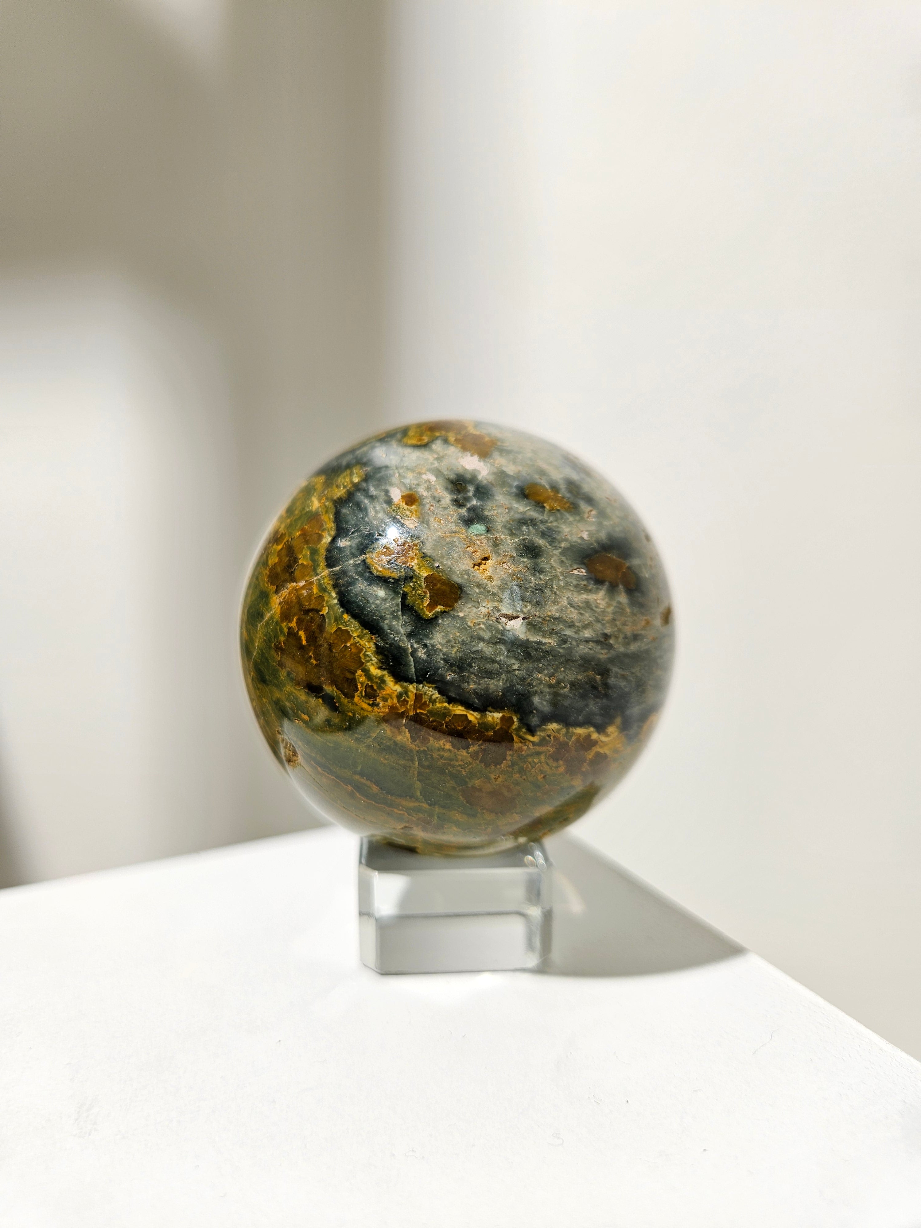 Sea Jasper Sphere 007