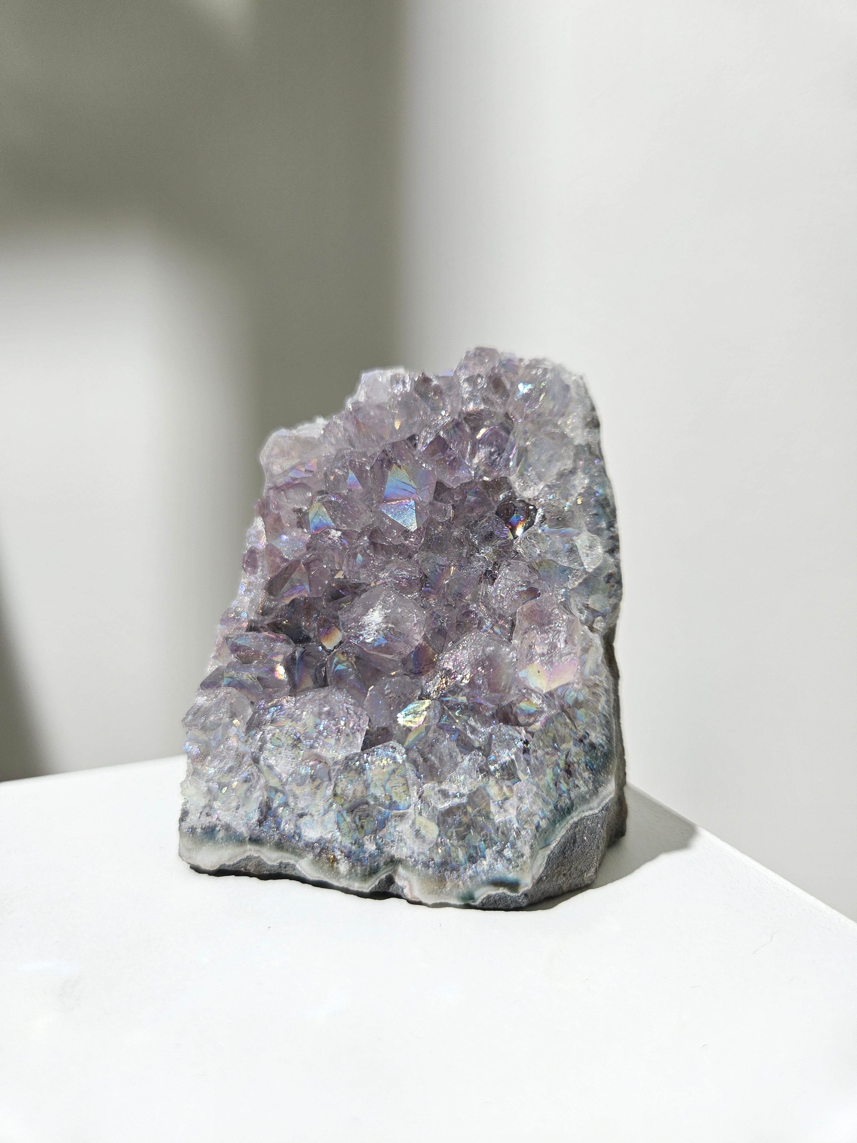 Aura Amethyst Cluster 002