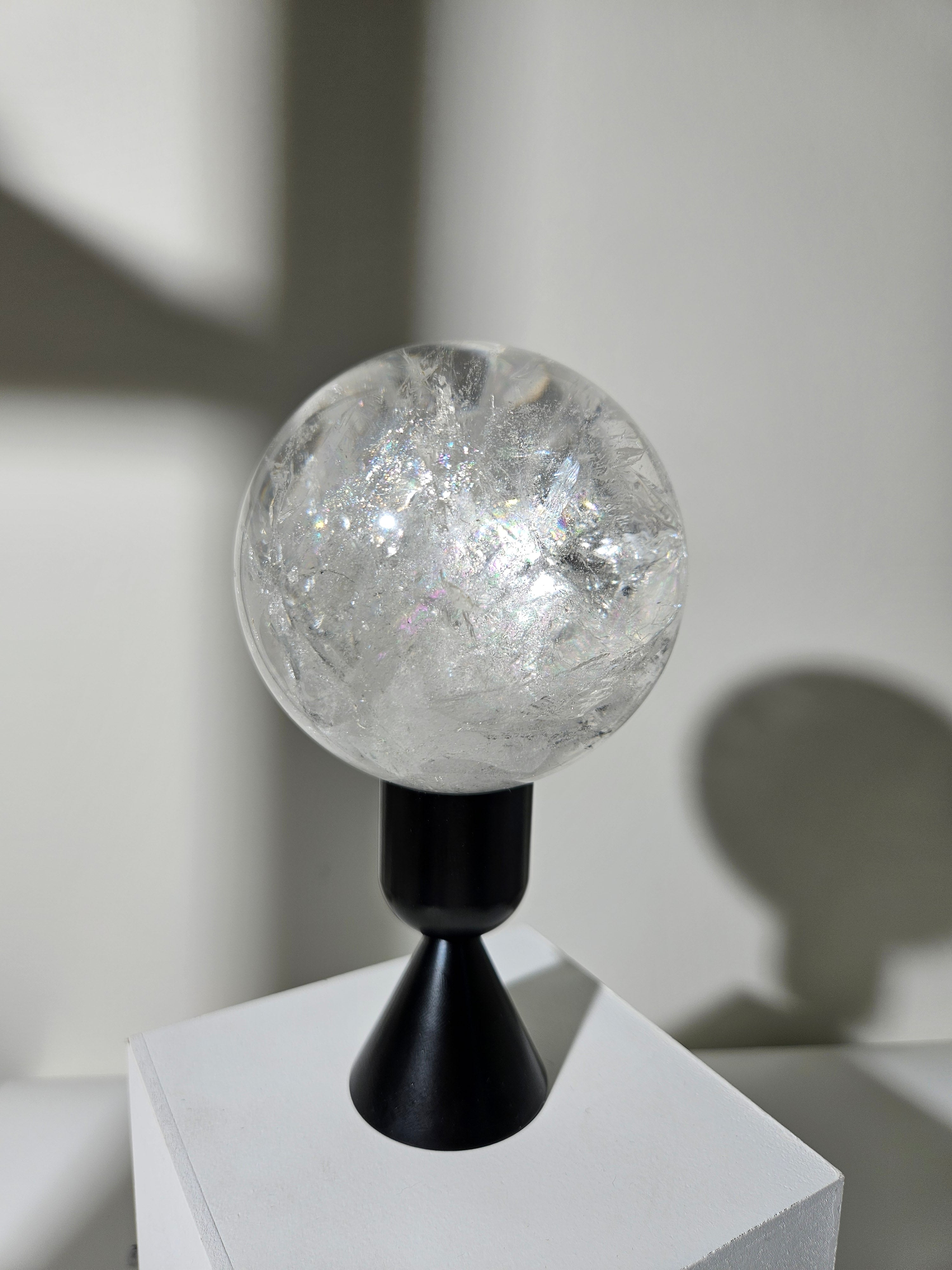 Lemurian Quartz Sphere 010